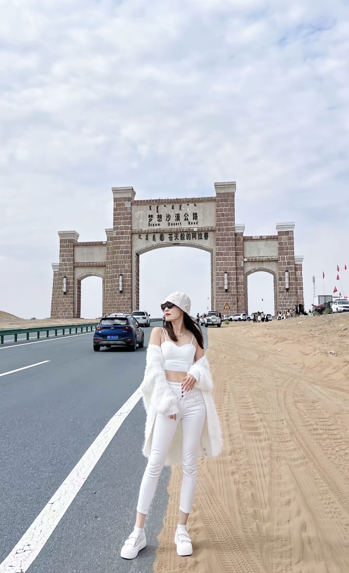 梦想沙漠公路牌楼旅行图片 1