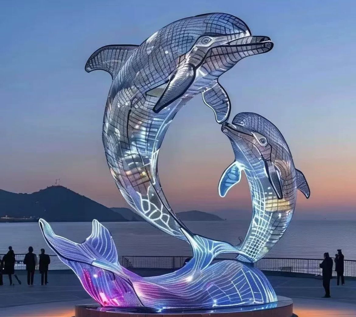 鲸鱼雕塑旅行图片 1