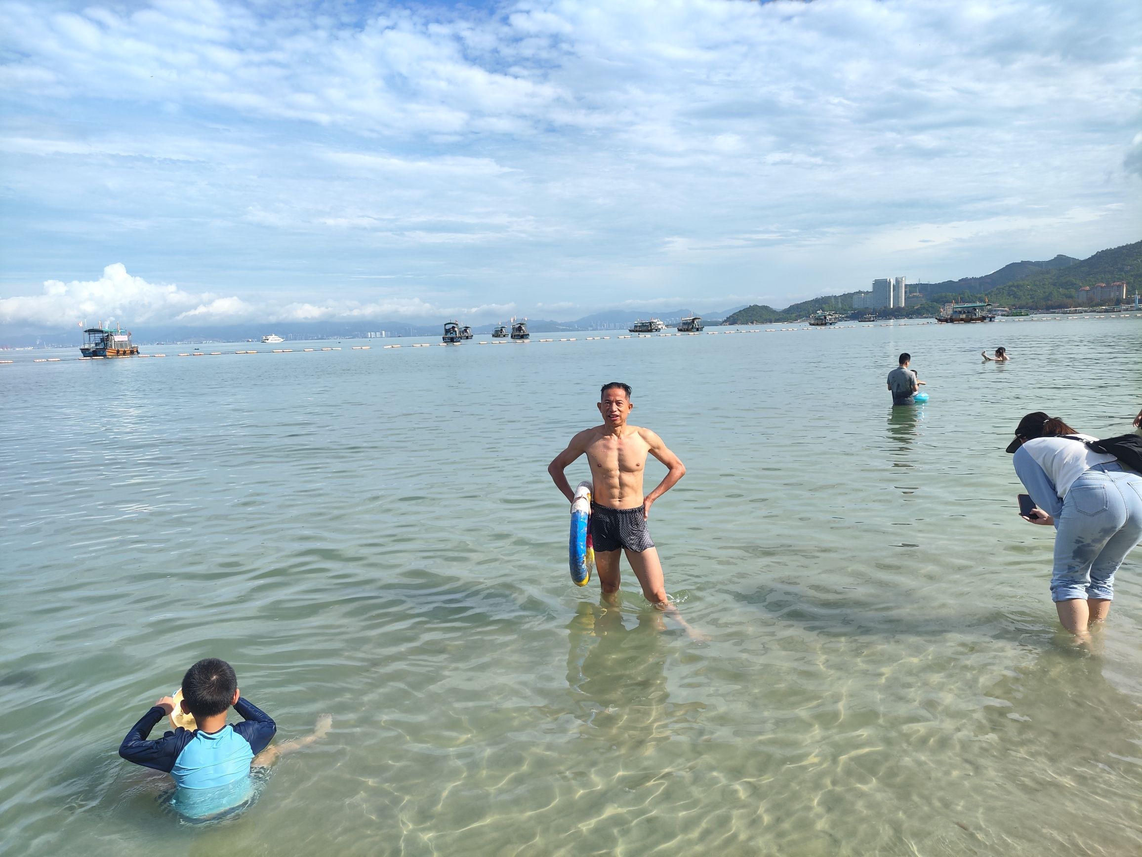 惠州双月湾.摆浪-海滩夕阳营地