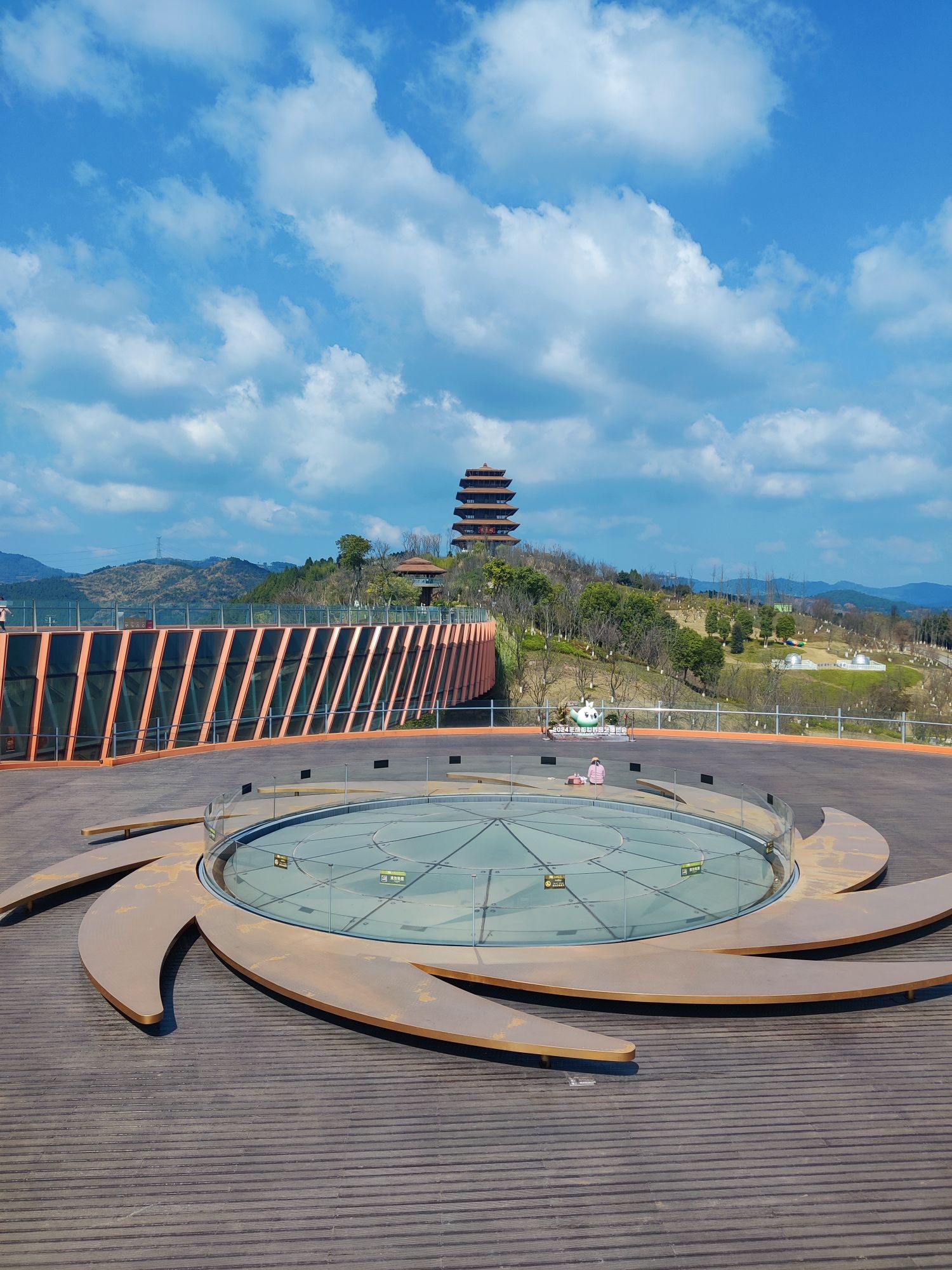 成都龙泉山丹景台旅游景区丹景阁