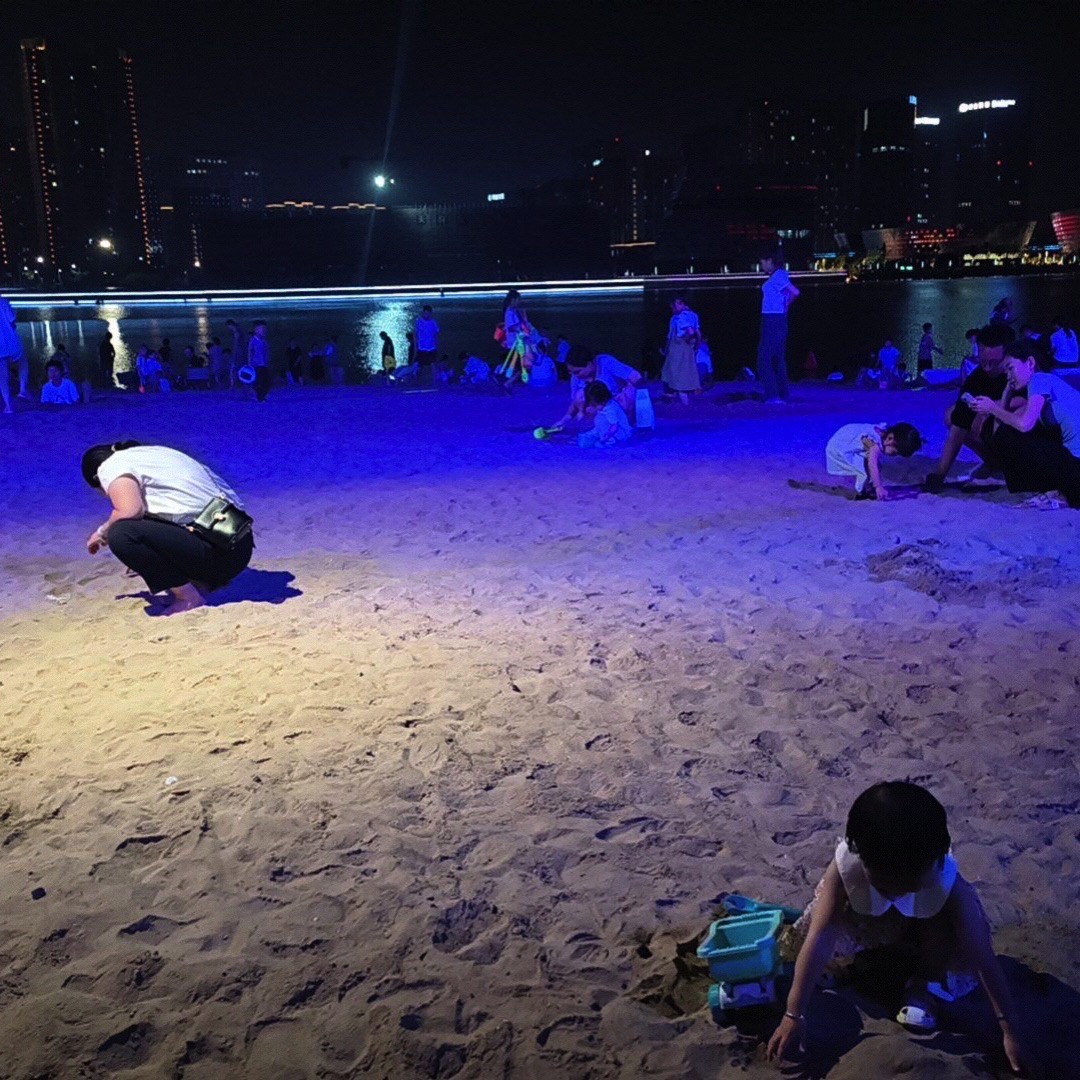 明月湖沙滩旅行图片 2