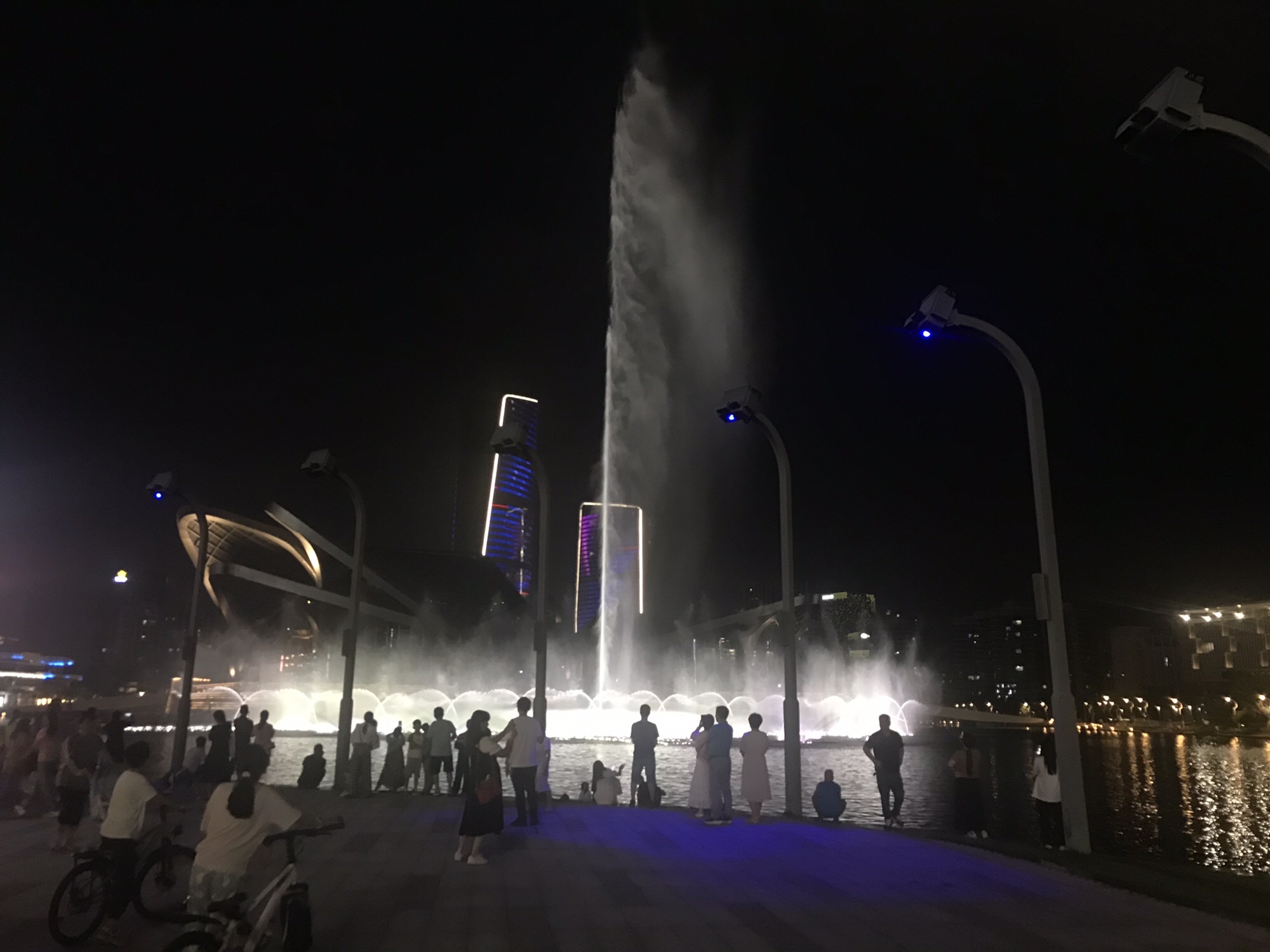 金湾区中心湖音乐激光喷泉旅行图片 1