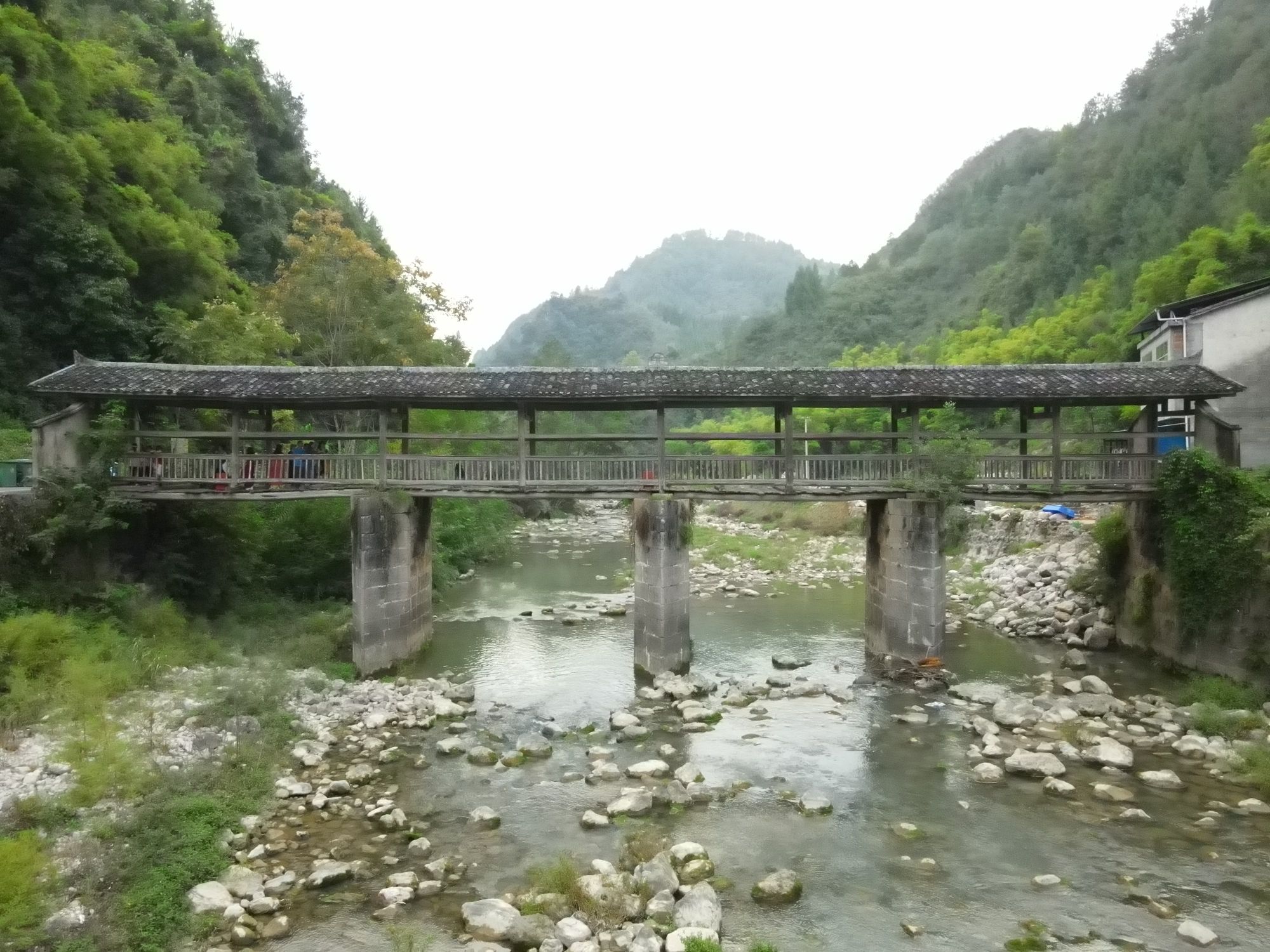 七里潭廊桥旅行图片 3
