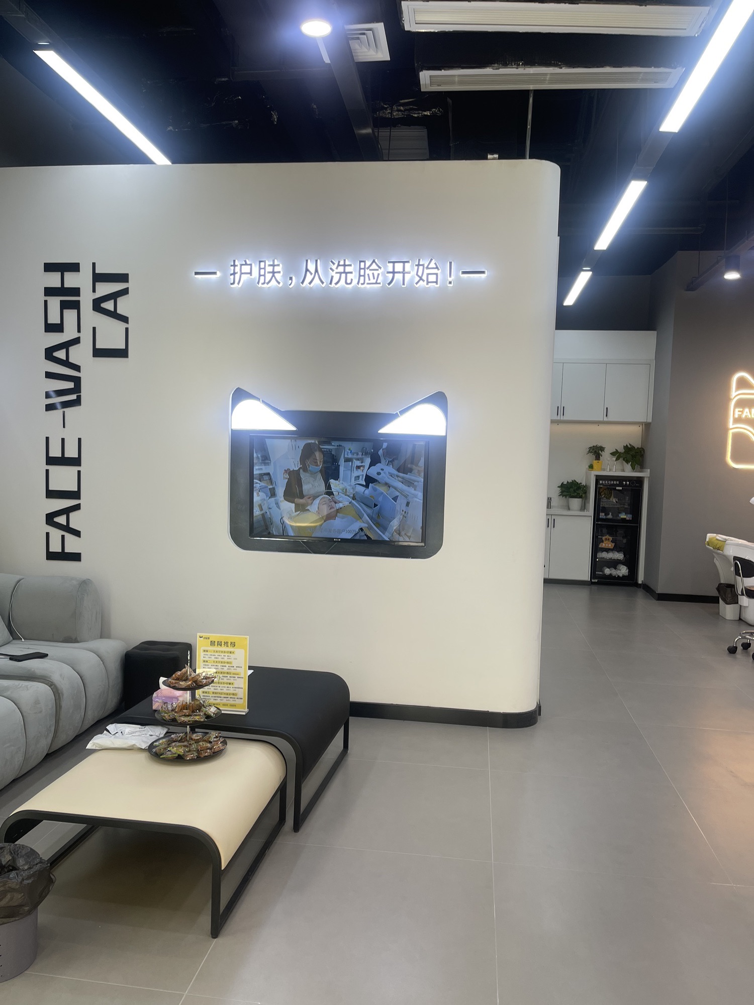 滨州吾悦广场洗脸猫