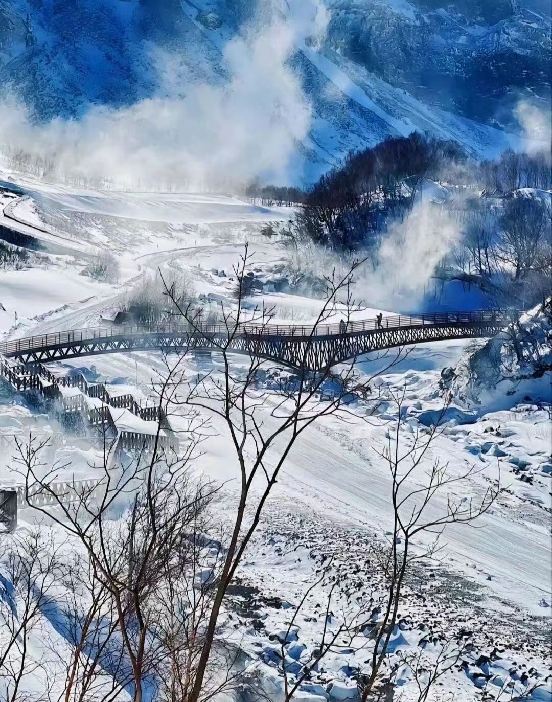 长白山雪岭景区旅行图片 2