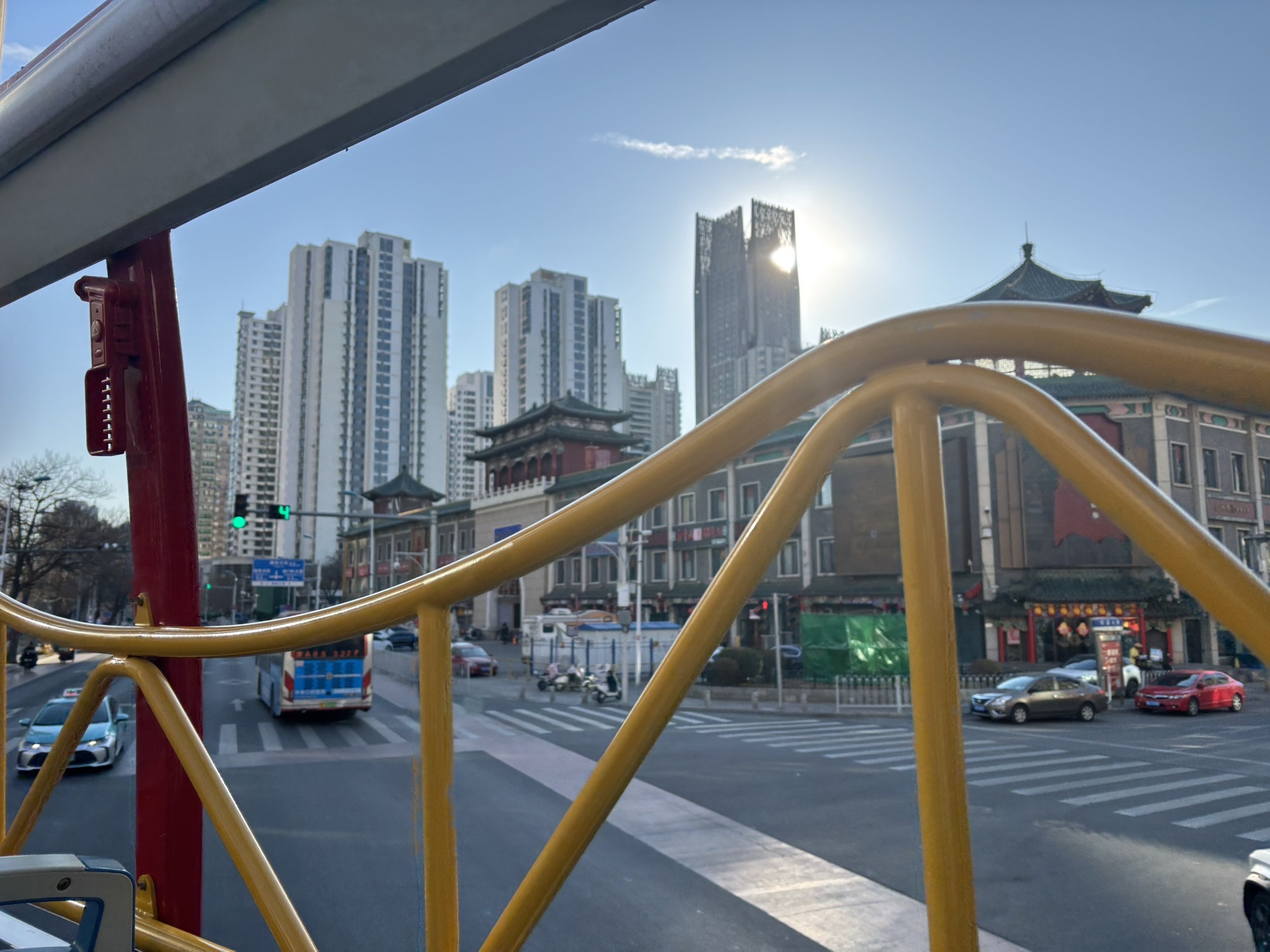双层敞篷观光巴士天津之眼始发站旅行图片 3