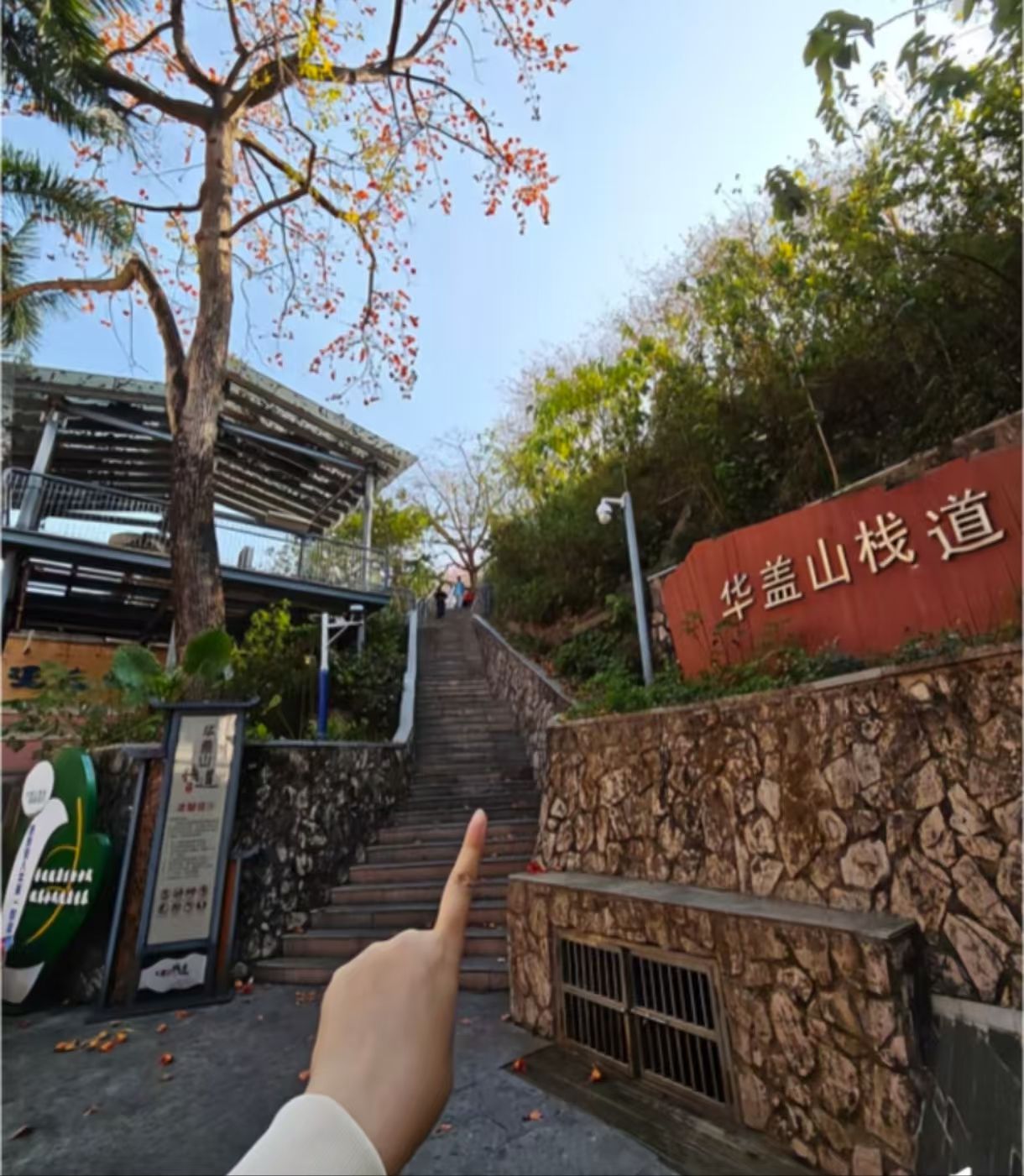 华盖山栈道旅行图片 2