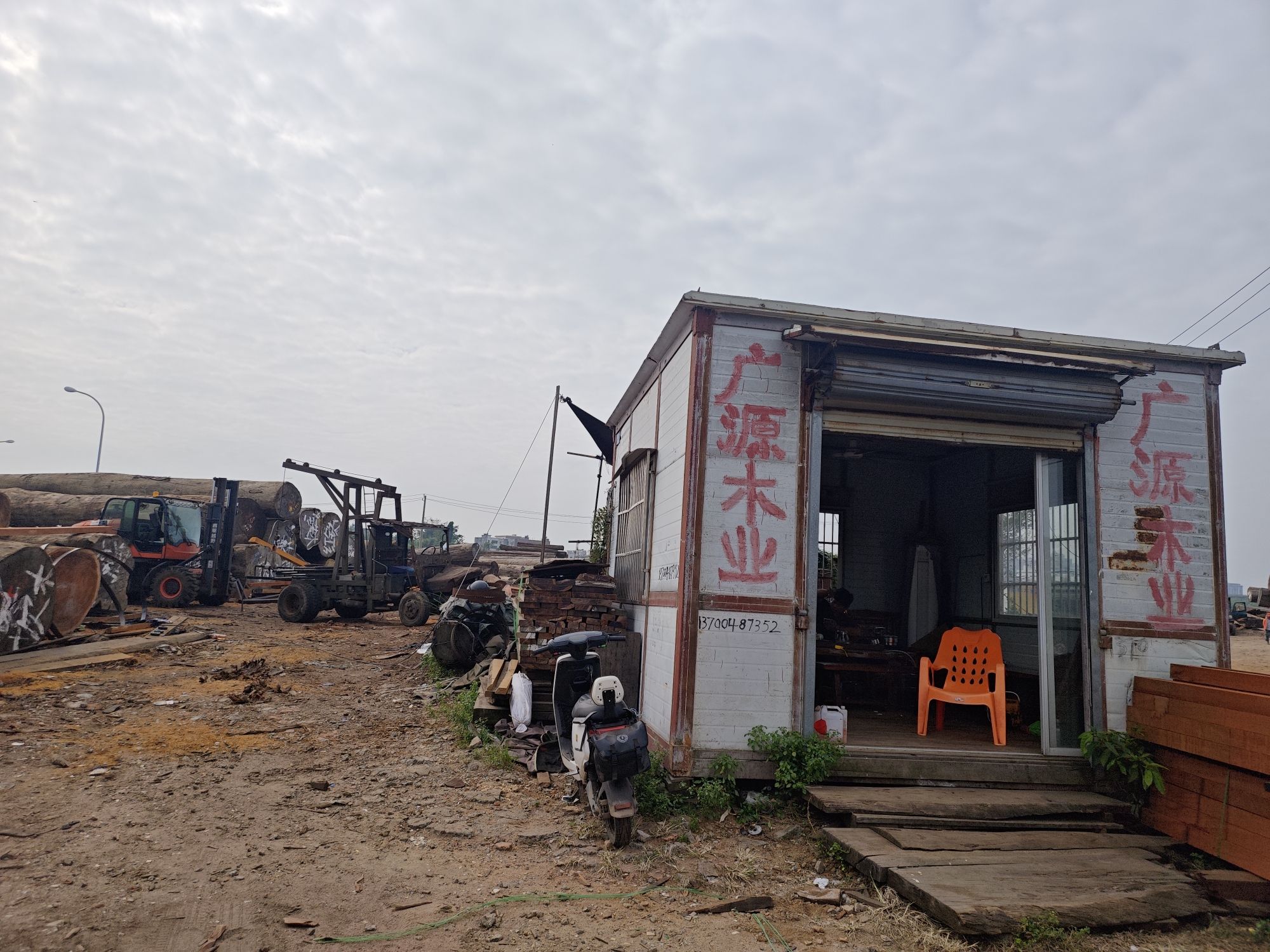 广源木业进口原木批发中心