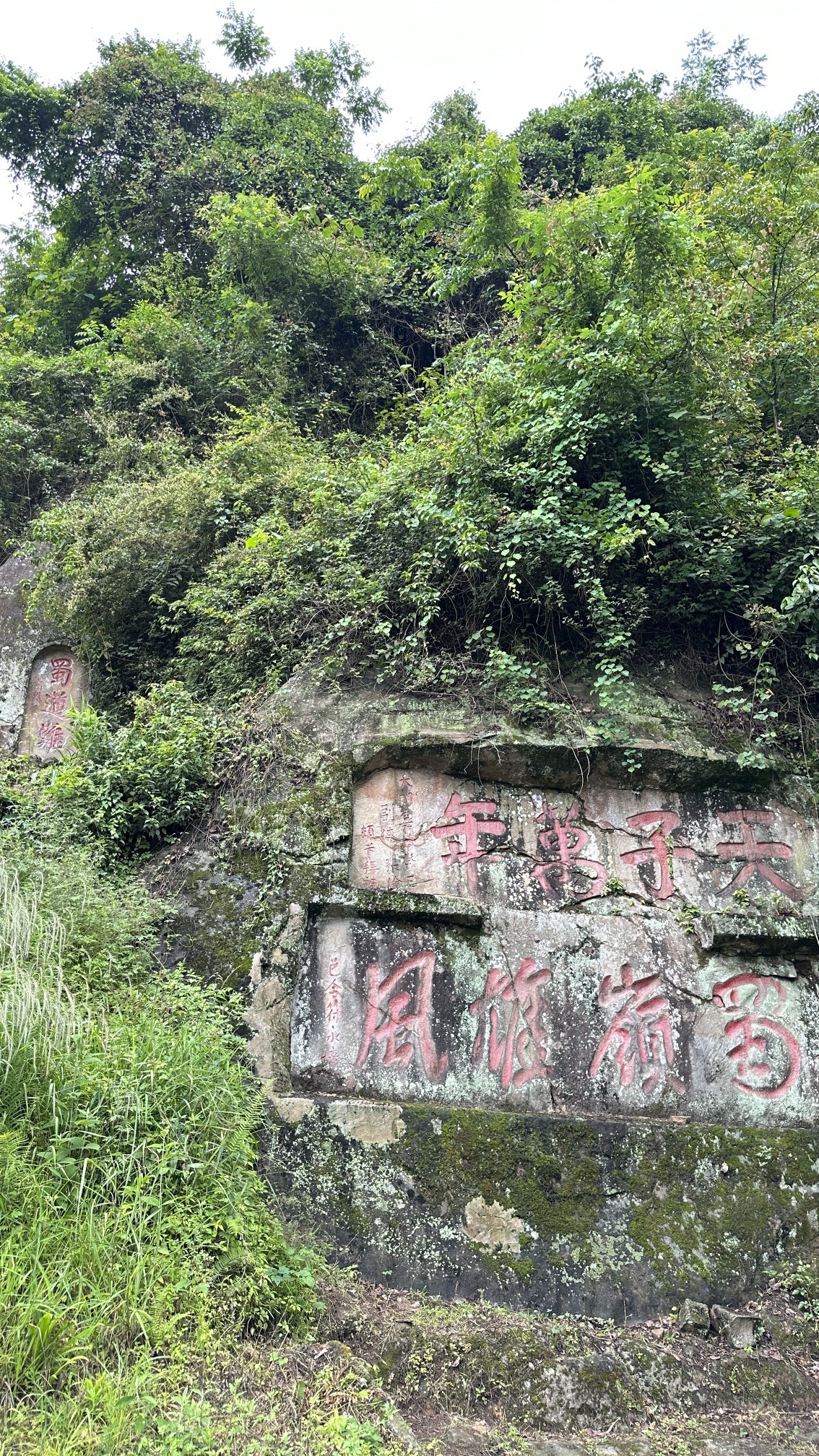 百步梯摩崖石刻旅行图片 2