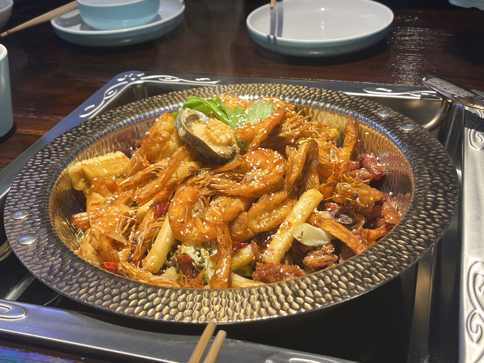 金顶鲜·活鱼锅·羊排虾·黑鸭煲·融合餐厅(安阳总店)