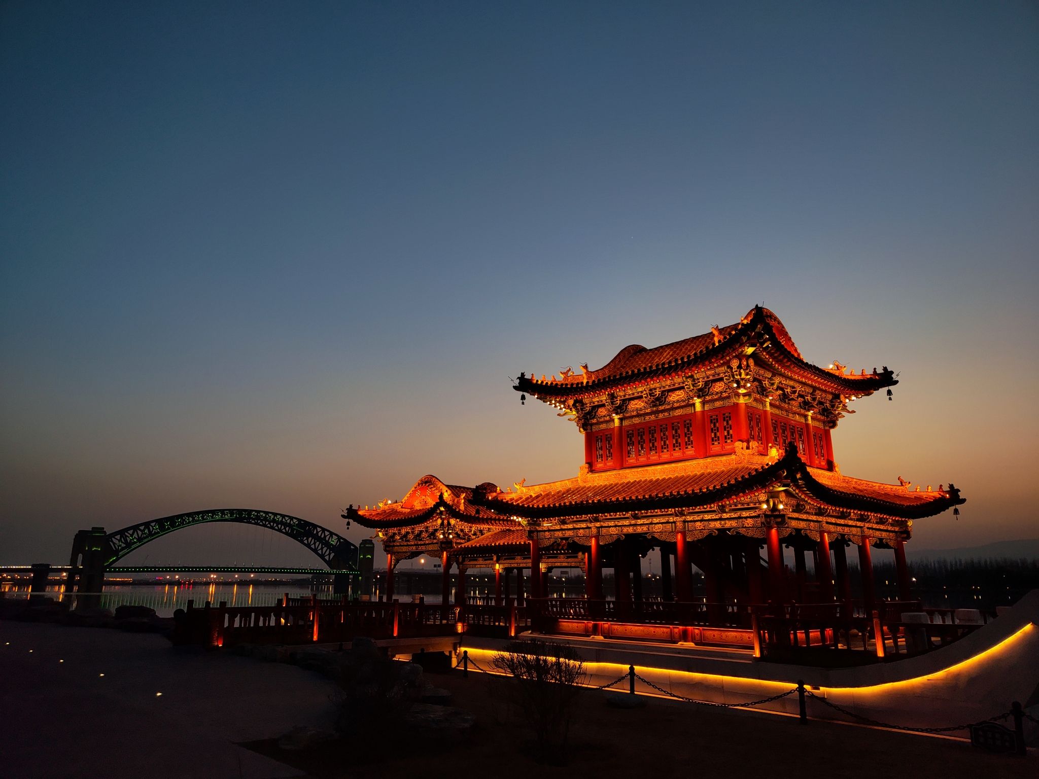 小店汾河晚渡景区旅行图片 2