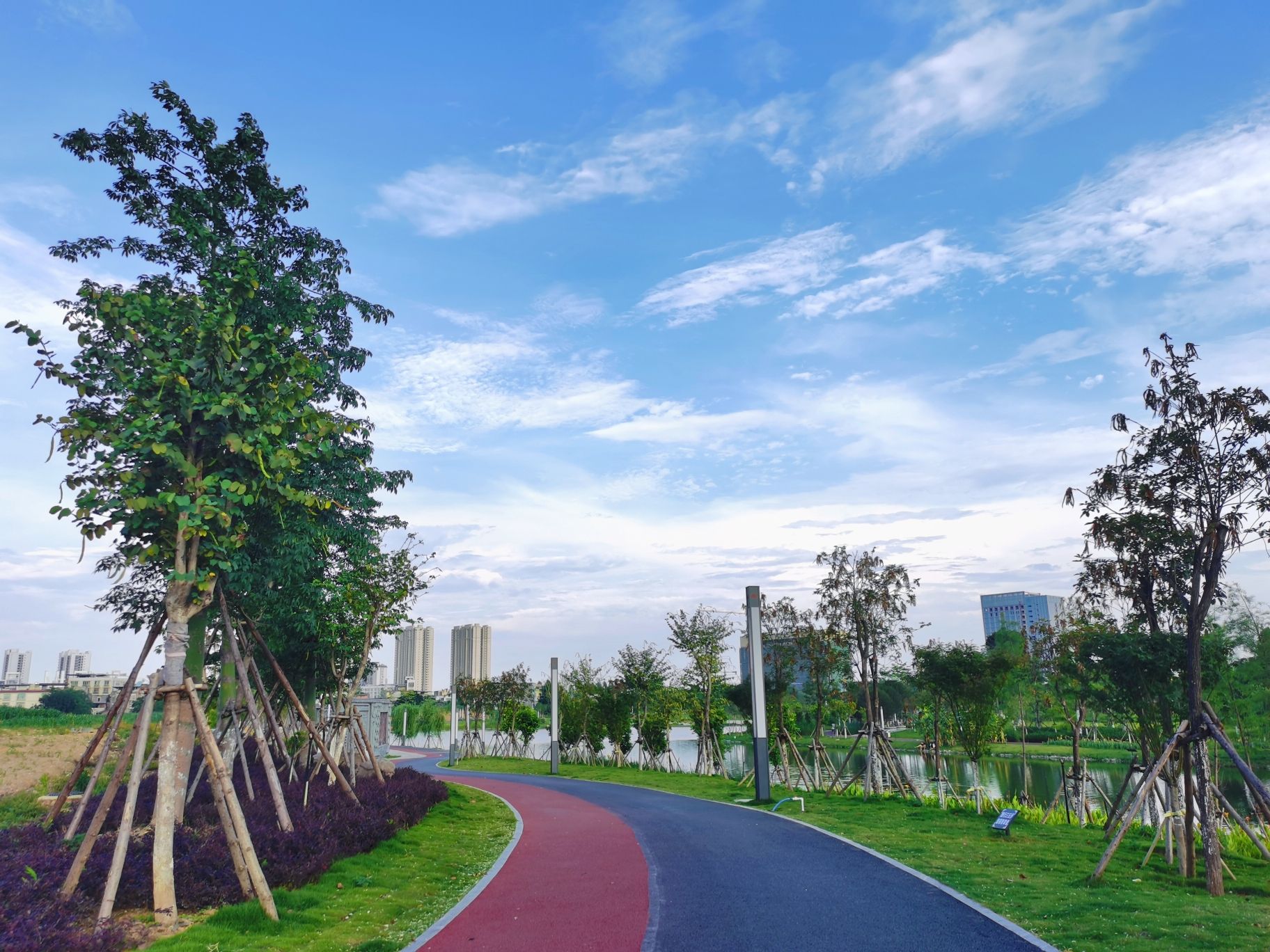 九曲河滨水公园旅行图片 3