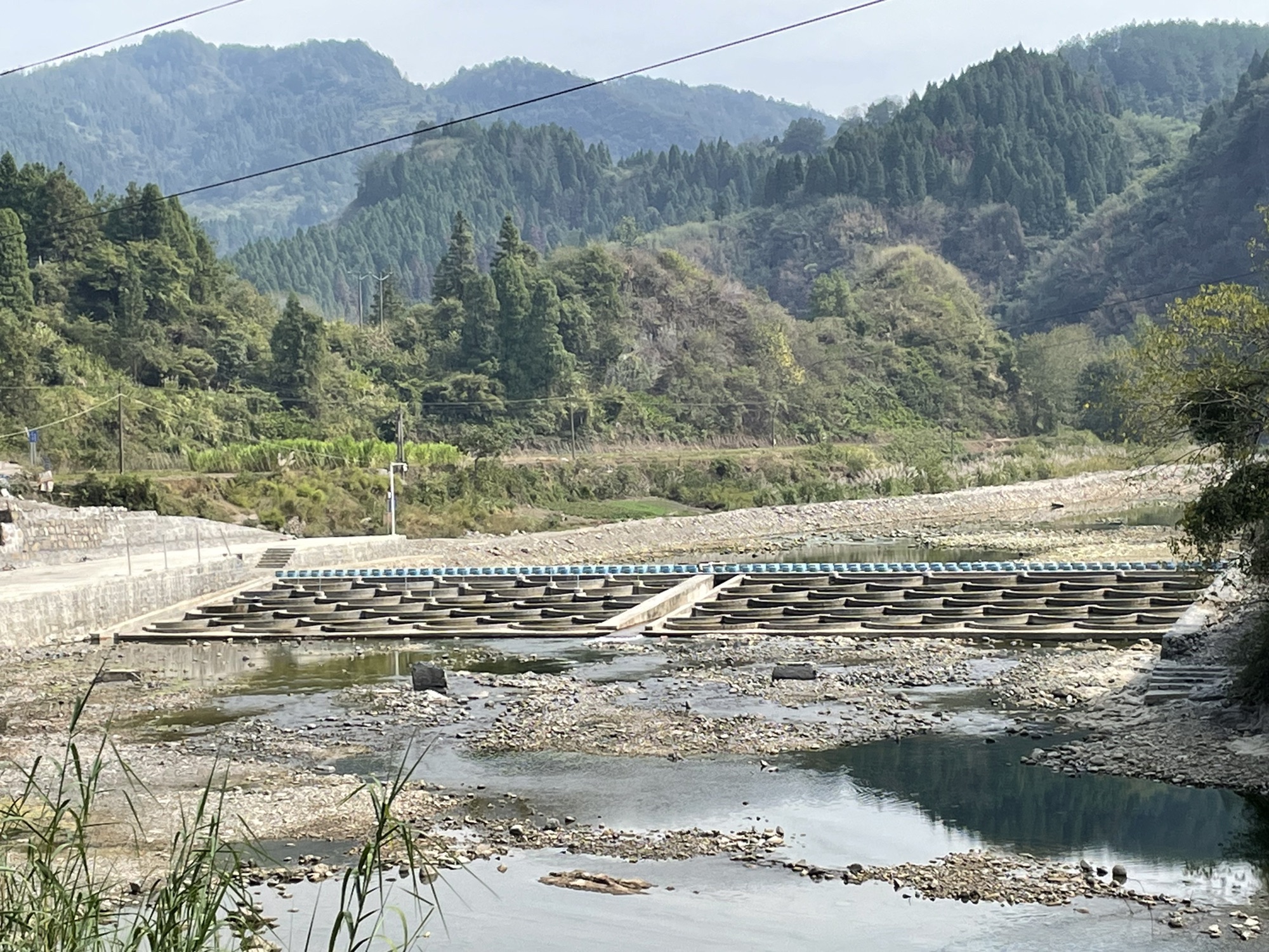 明溪口网红鱼鳞坝旅行图片 3