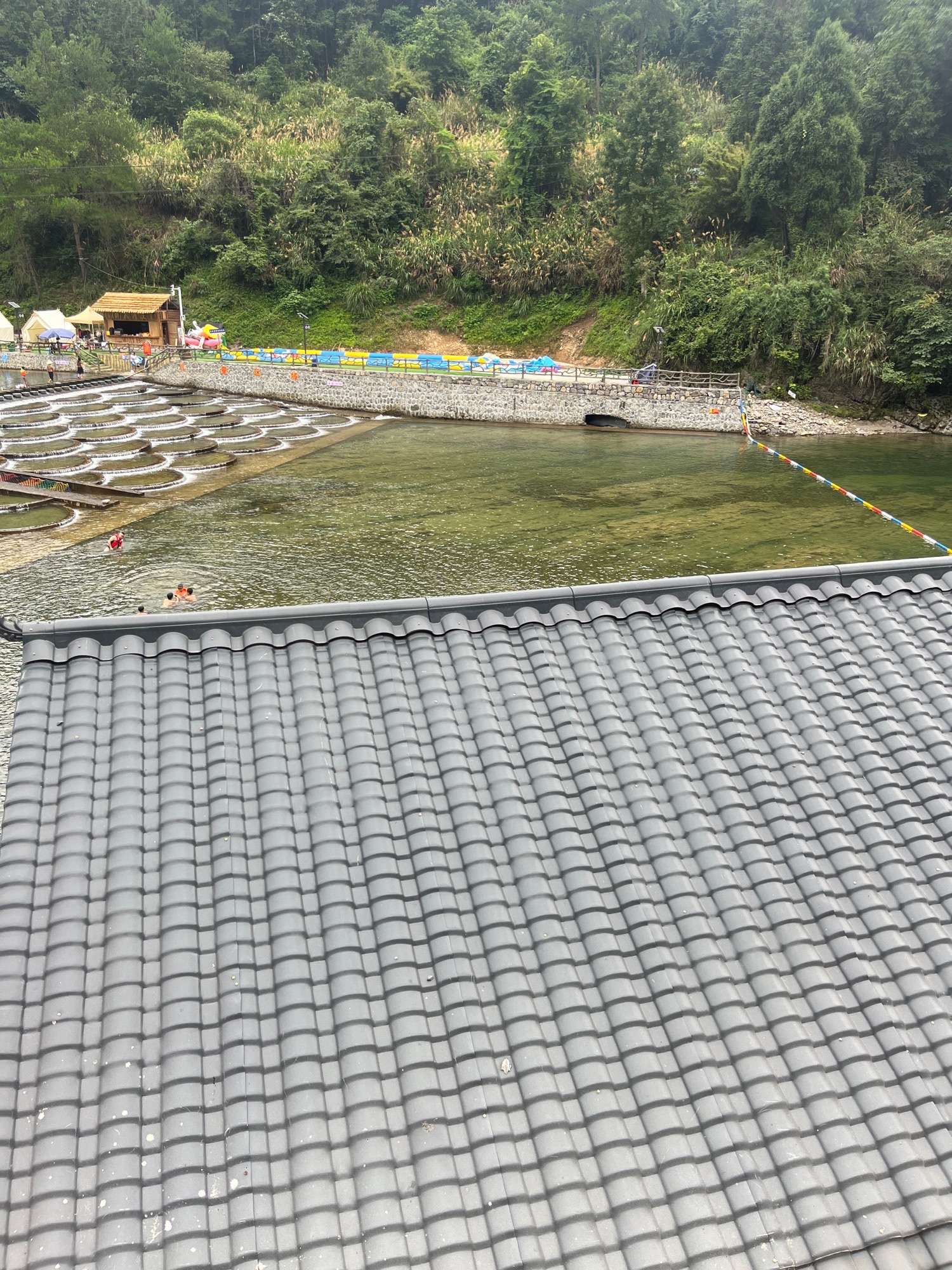 明溪口网红鱼鳞坝旅行图片 2