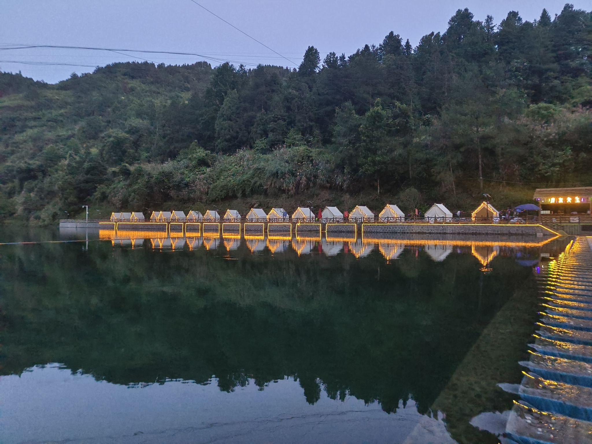 明溪口网红鱼鳞坝旅行图片 3
