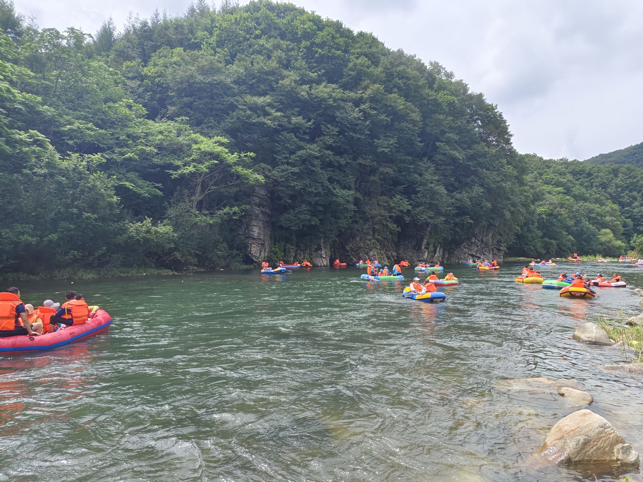 九水峡漂流旅行图片 2