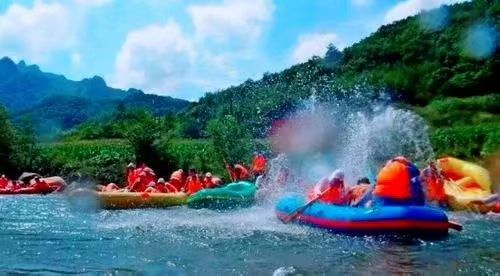 九水峡漂流旅行图片 3