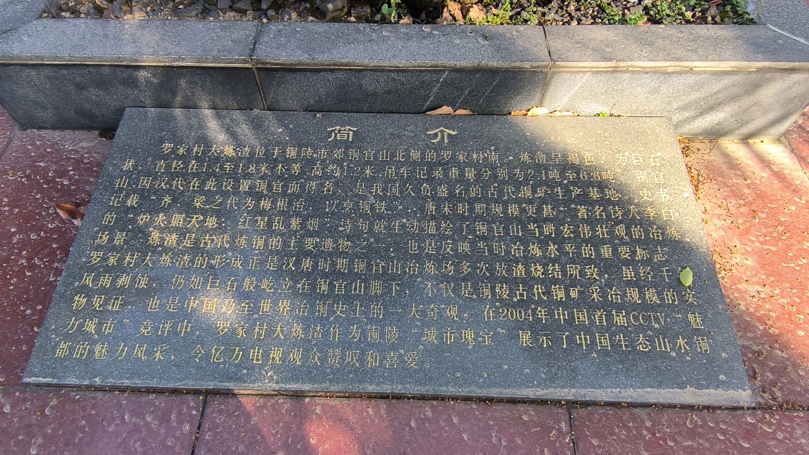 罗家村大炼渣遗址公园旅行图片 1