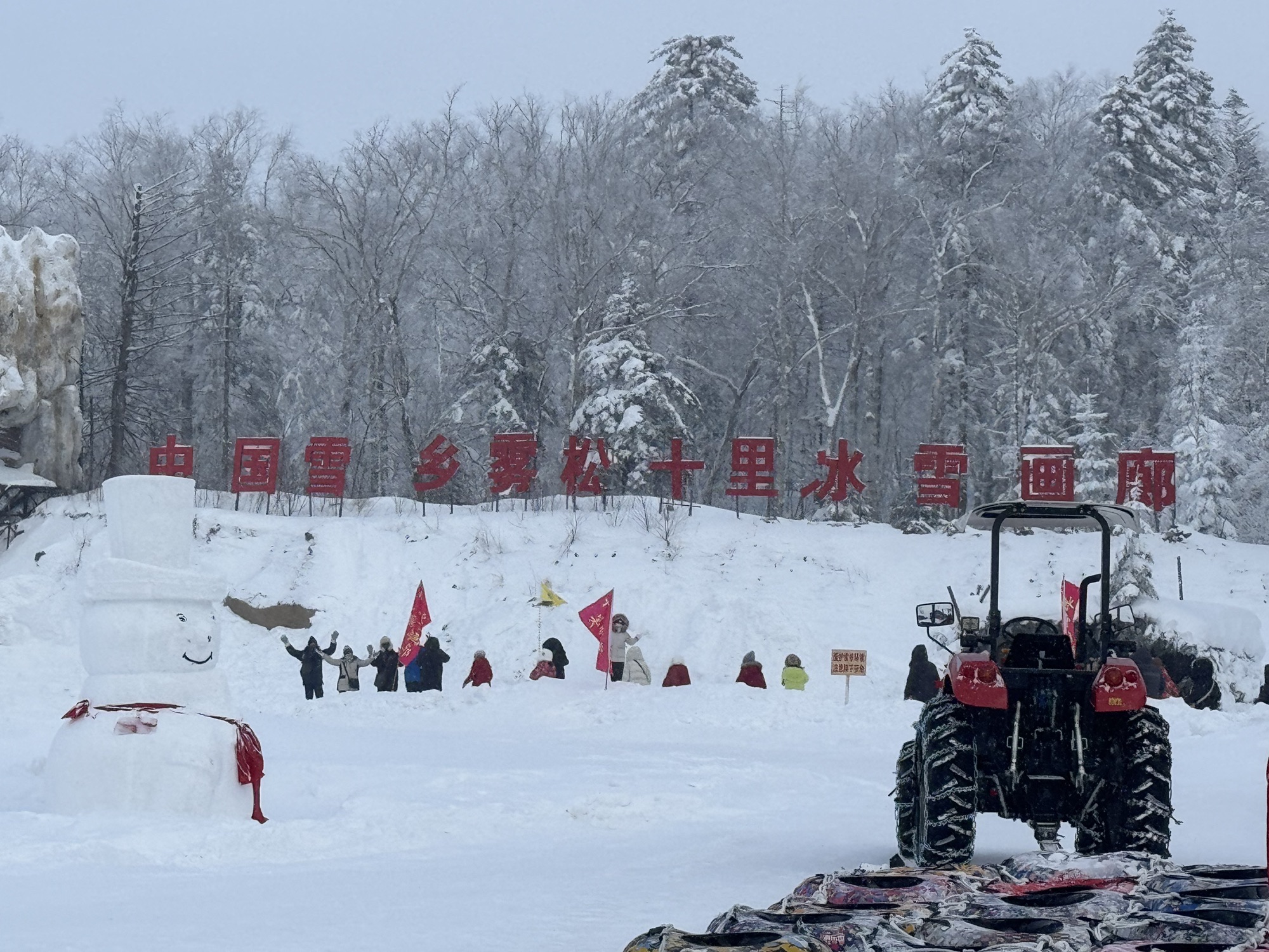 雪乡雾凇十里冰雪画廊旅行图片 1