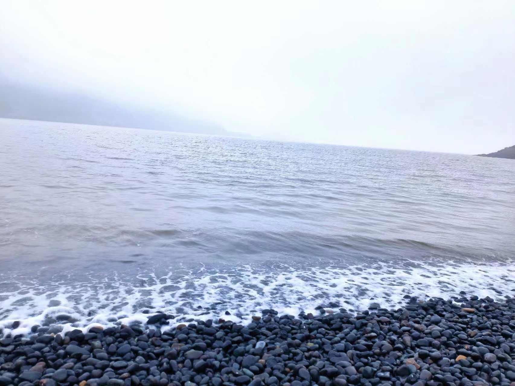 日岙村后沙黑鹅卵石石滩旅行图片 1