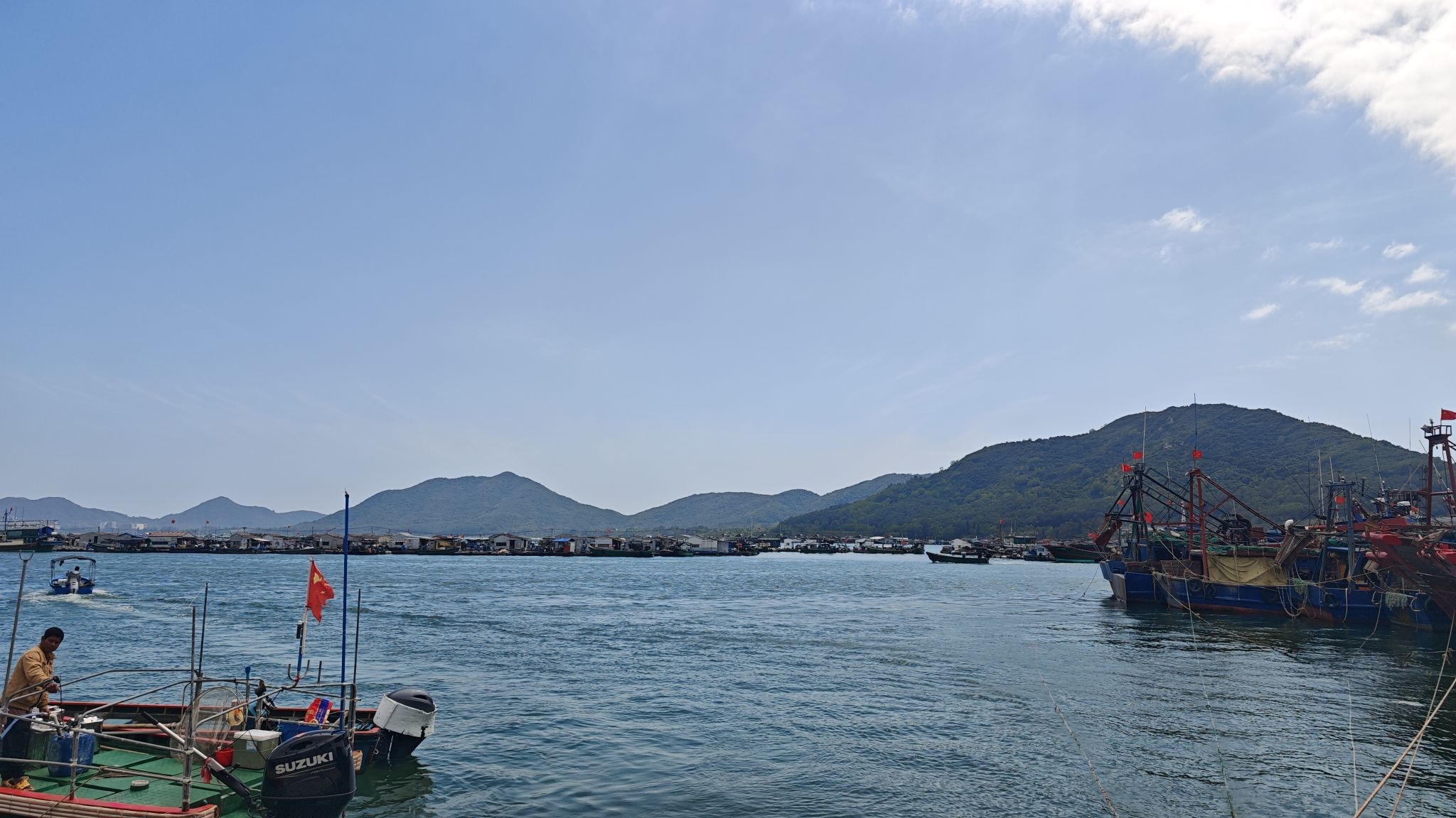 海滨村海产品一条街
