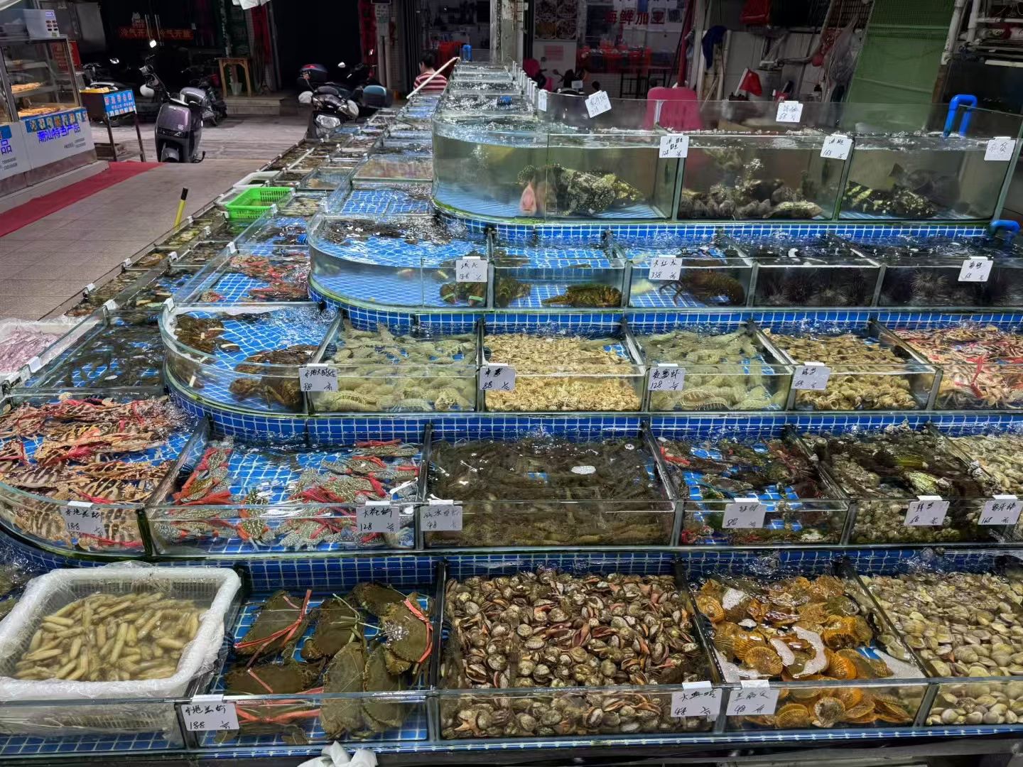 港口市场海鲜批发