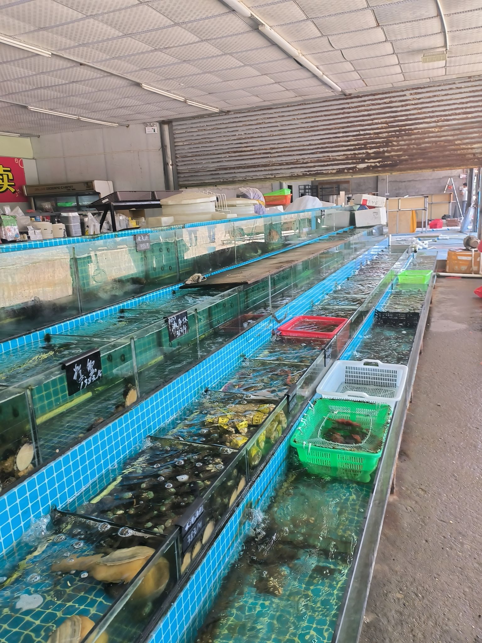 港口市场海鲜批发