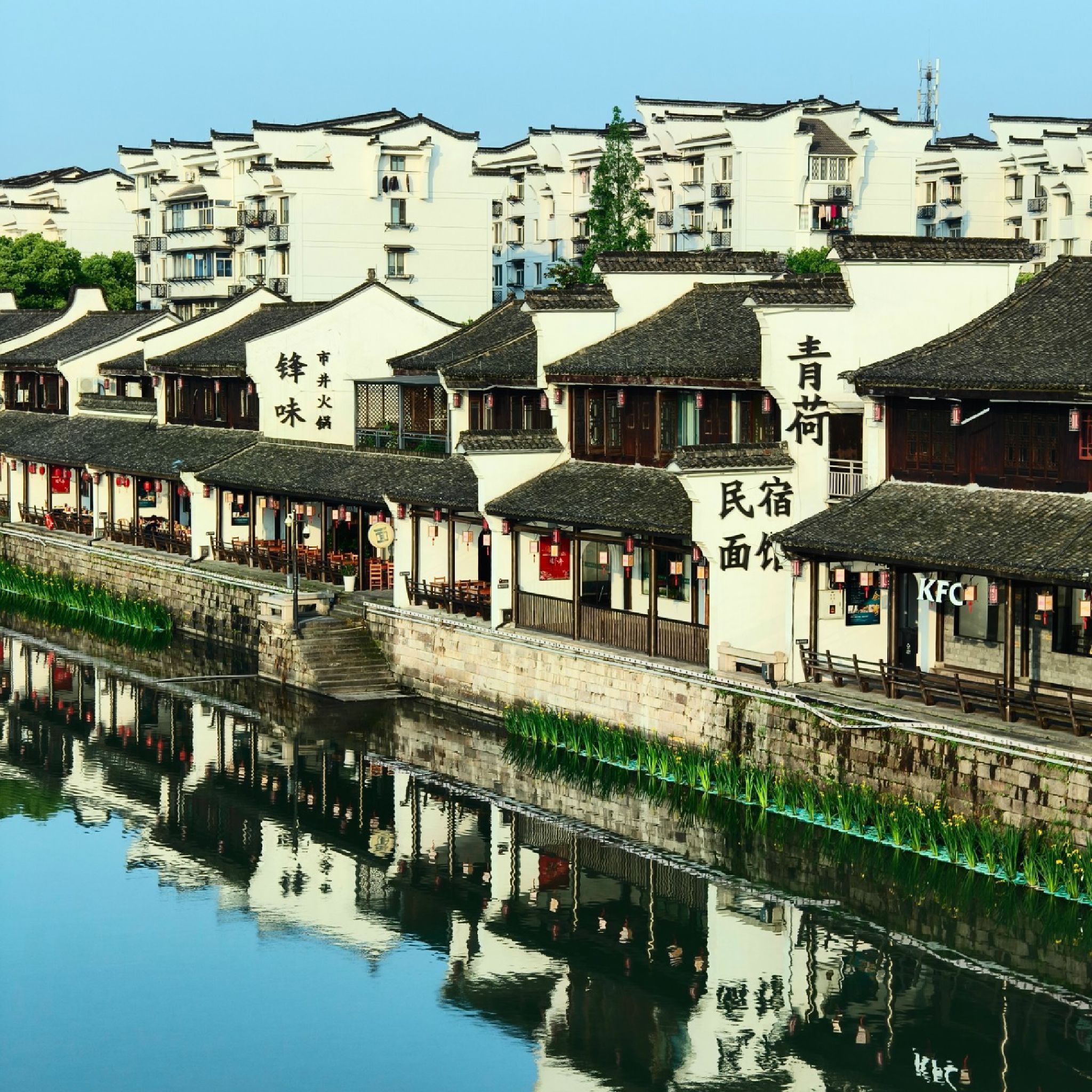 塘栖古镇景区牌坊旅行图片 1
