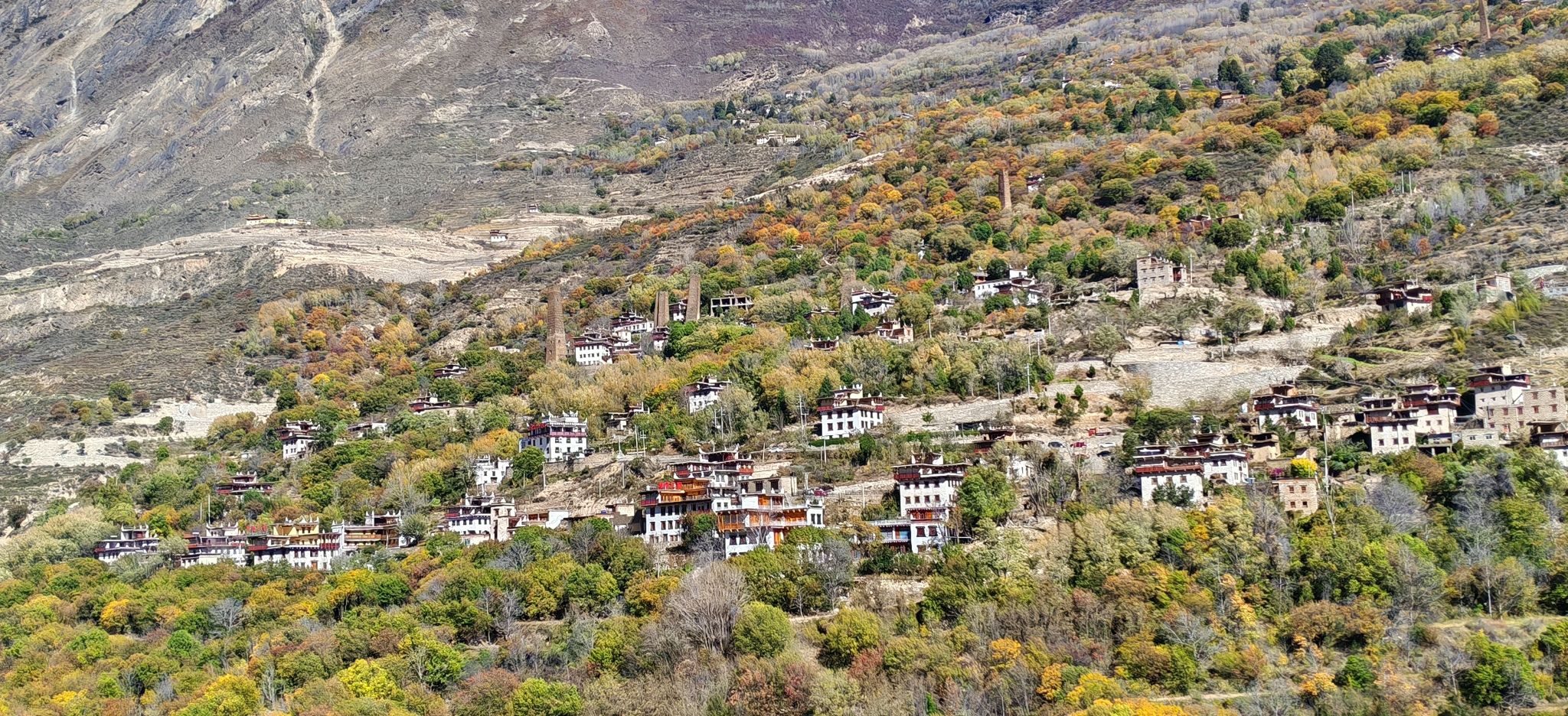 梭坡古碉群观景台旅行图片 2