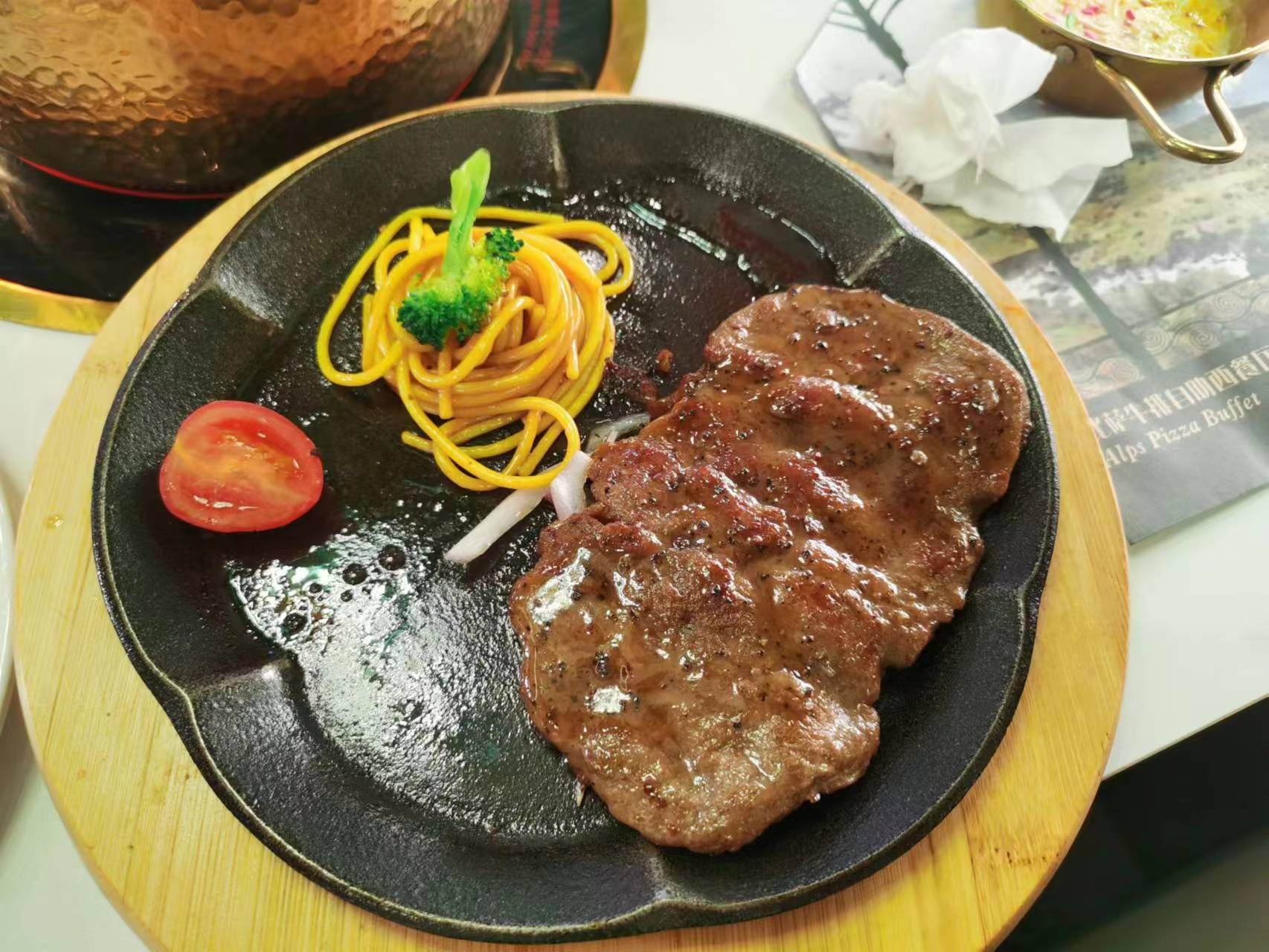 阿尔卑斯比萨牛排自助(涑水小镇店)门店外观