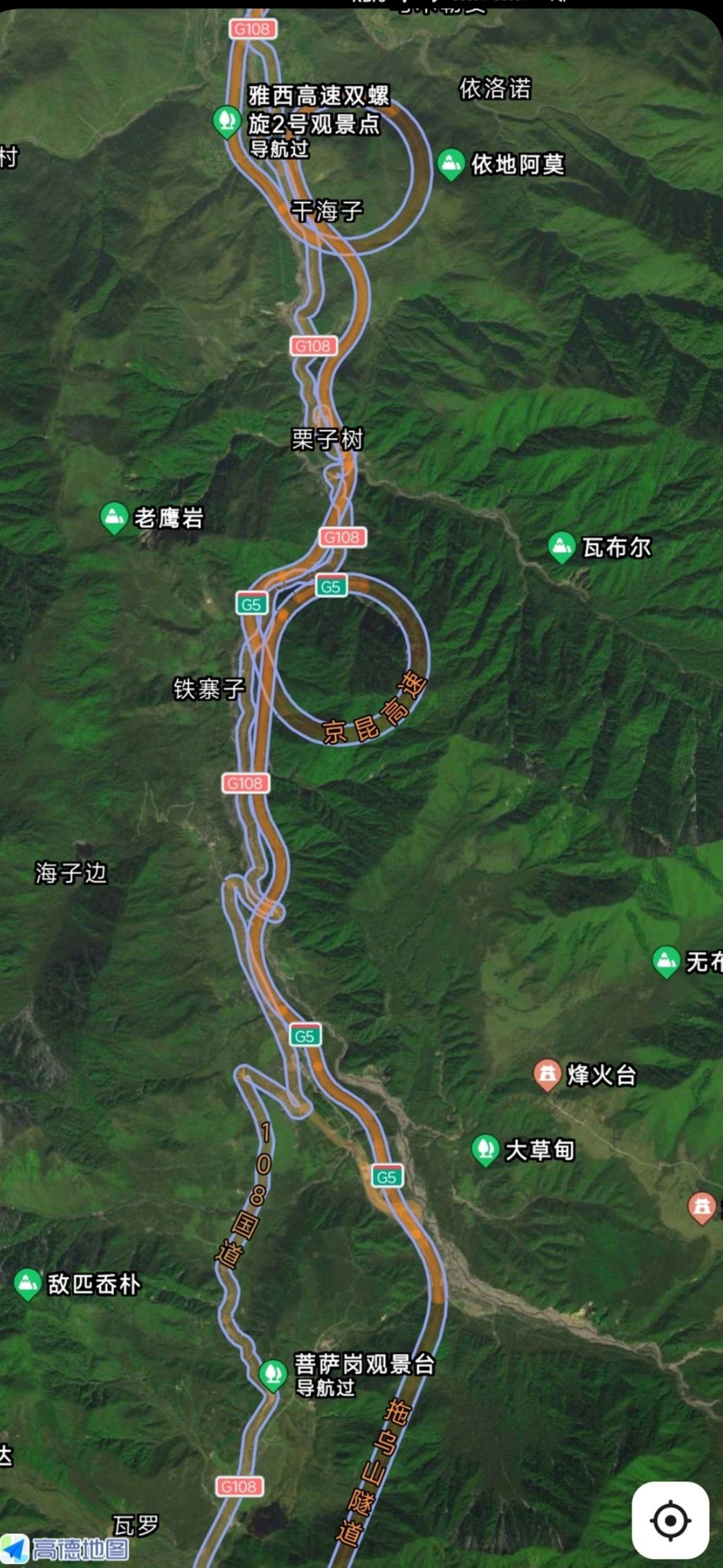 雅西高速双螺旋2号观景点旅行图片 1