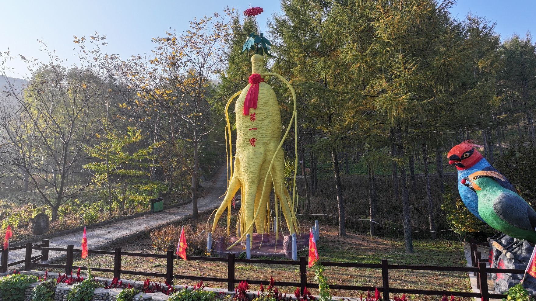红景花海红叶谷旅行图片 2