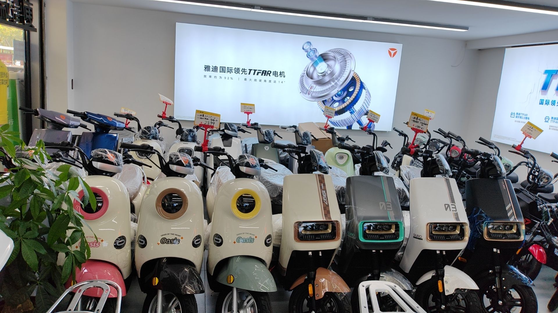雅迪电动车(双龙总店)