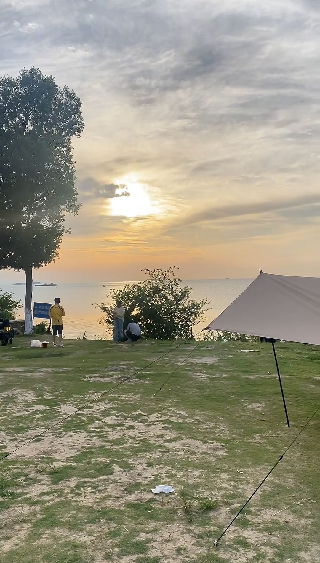 堂里湖畔夕阳营地观景点旅行图片 2