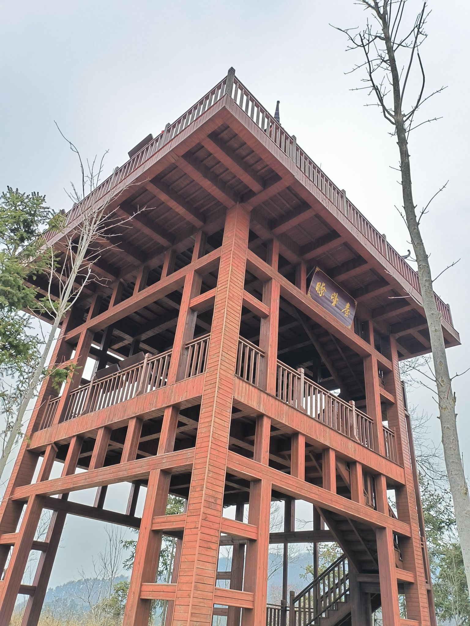 武胜关鸡公山林场瞭望台旅行图片 1