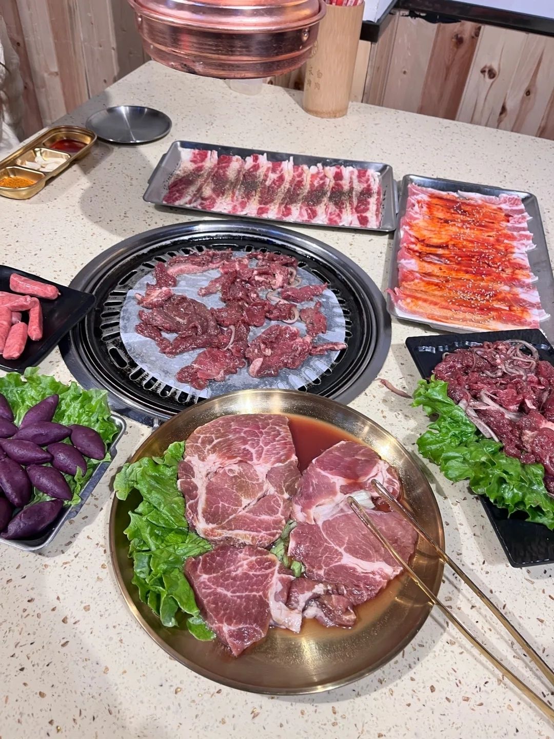 探烤长白韩式海鲜烤肉