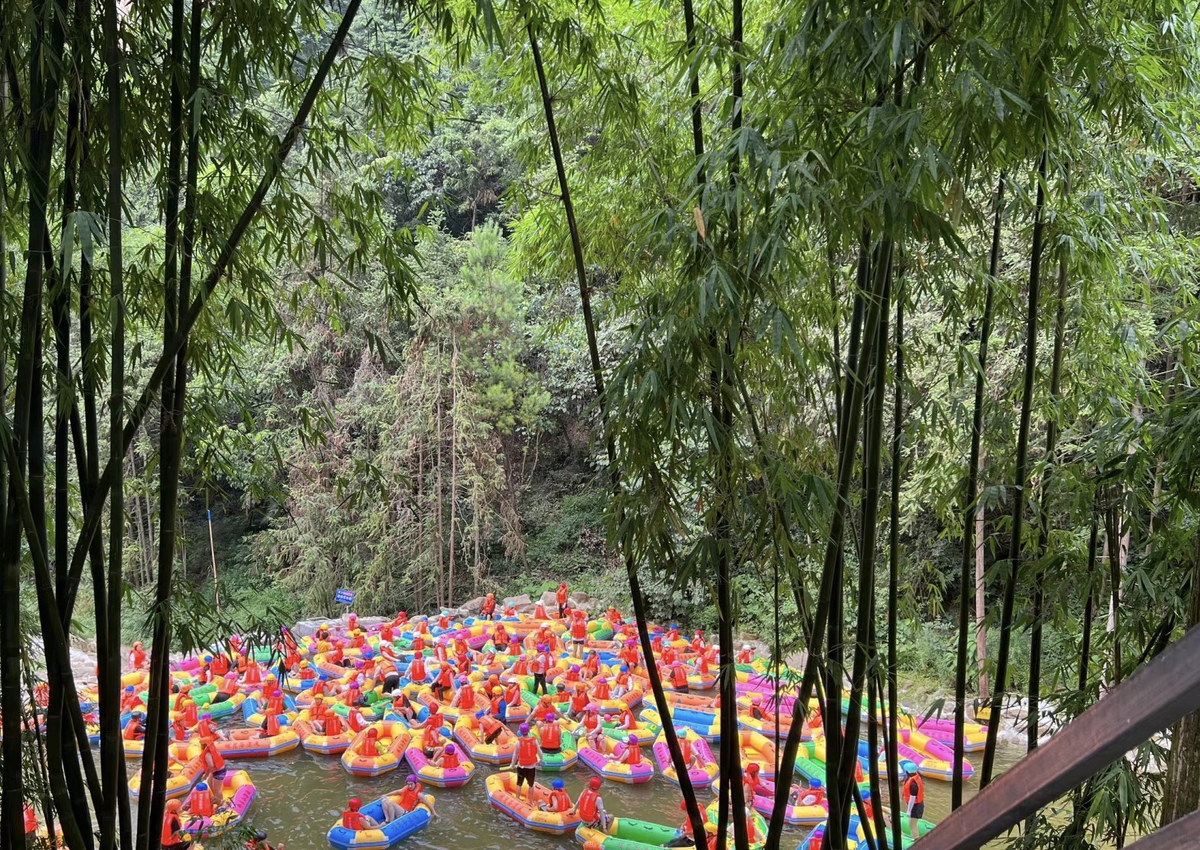 明月谷探险漂流旅行图片 2