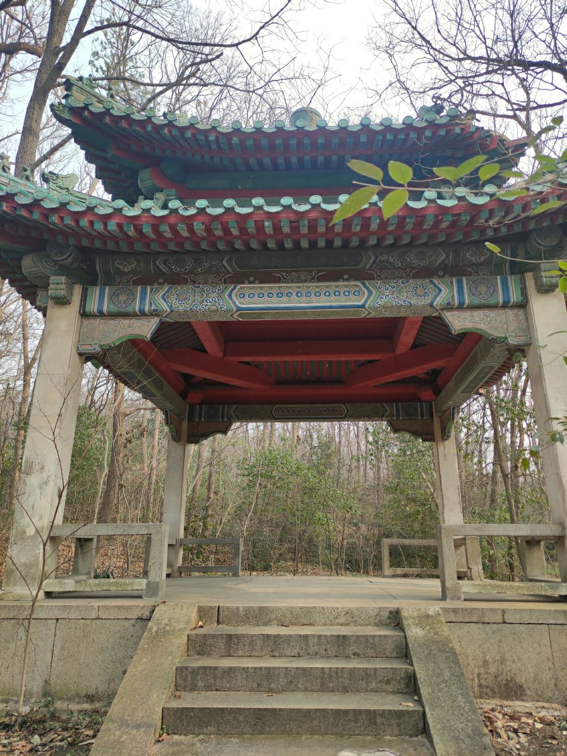 灵谷景区凉亭