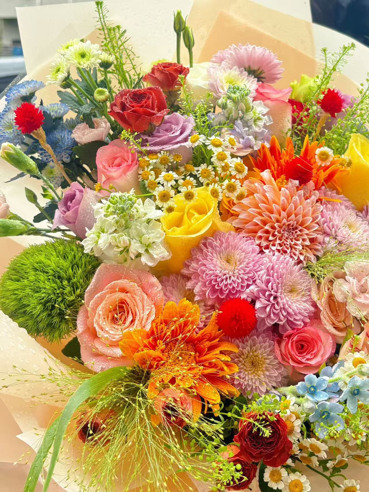 馥约鲜花店(花束定制婚车布置开业花篮)