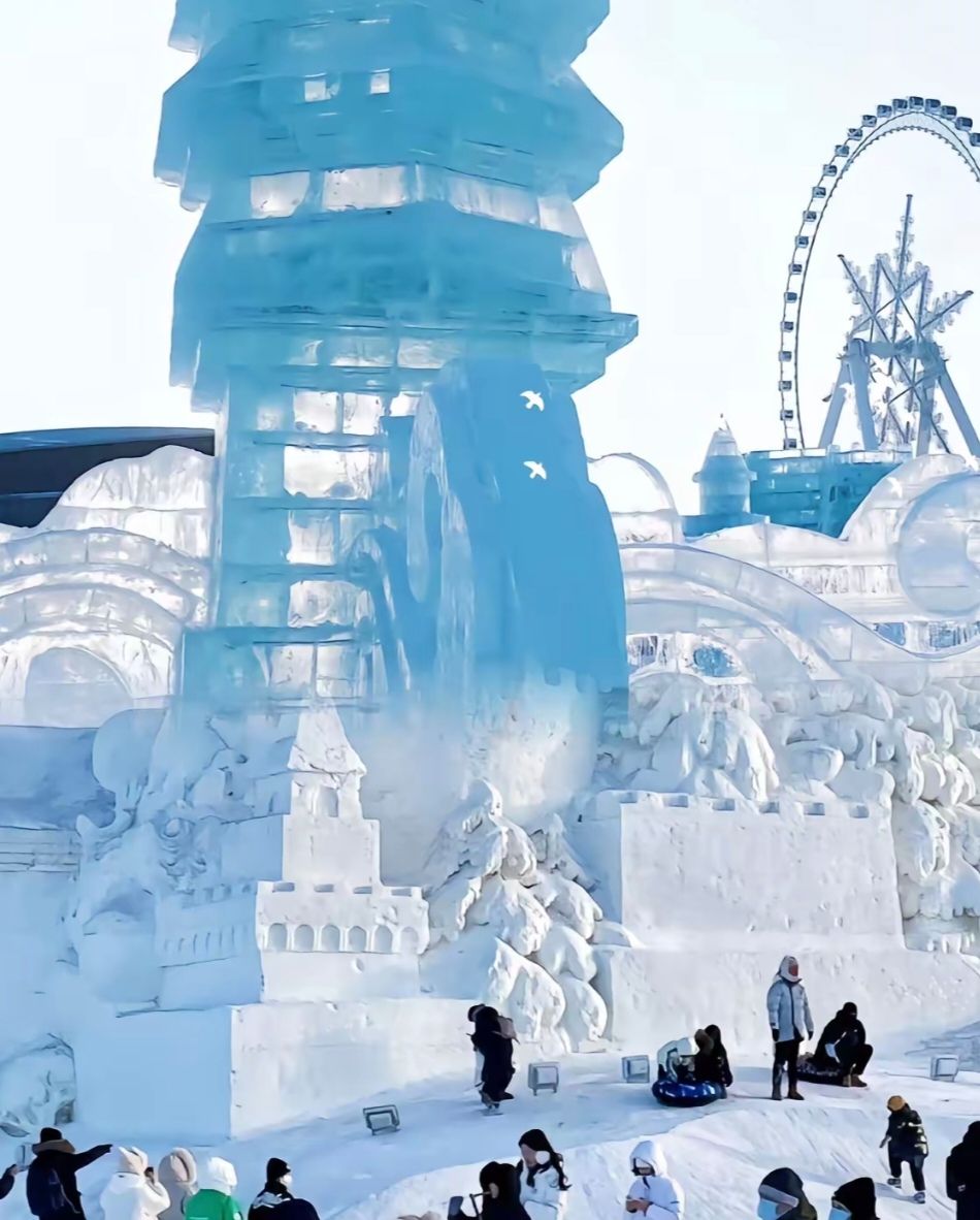 鲁班小镇戏雪嘉年华旅行图片 1