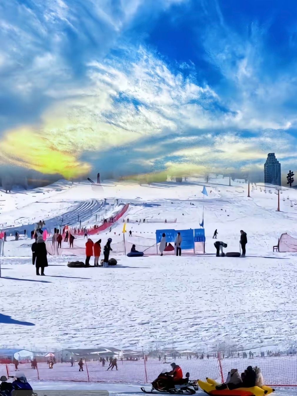 鲁班小镇戏雪嘉年华旅行图片 2