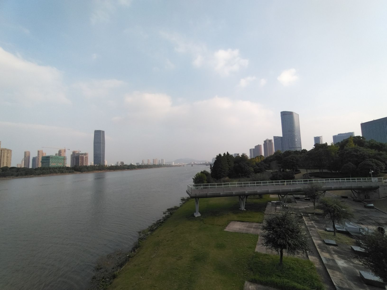 曹娥江人行景观桥旅行图片 1