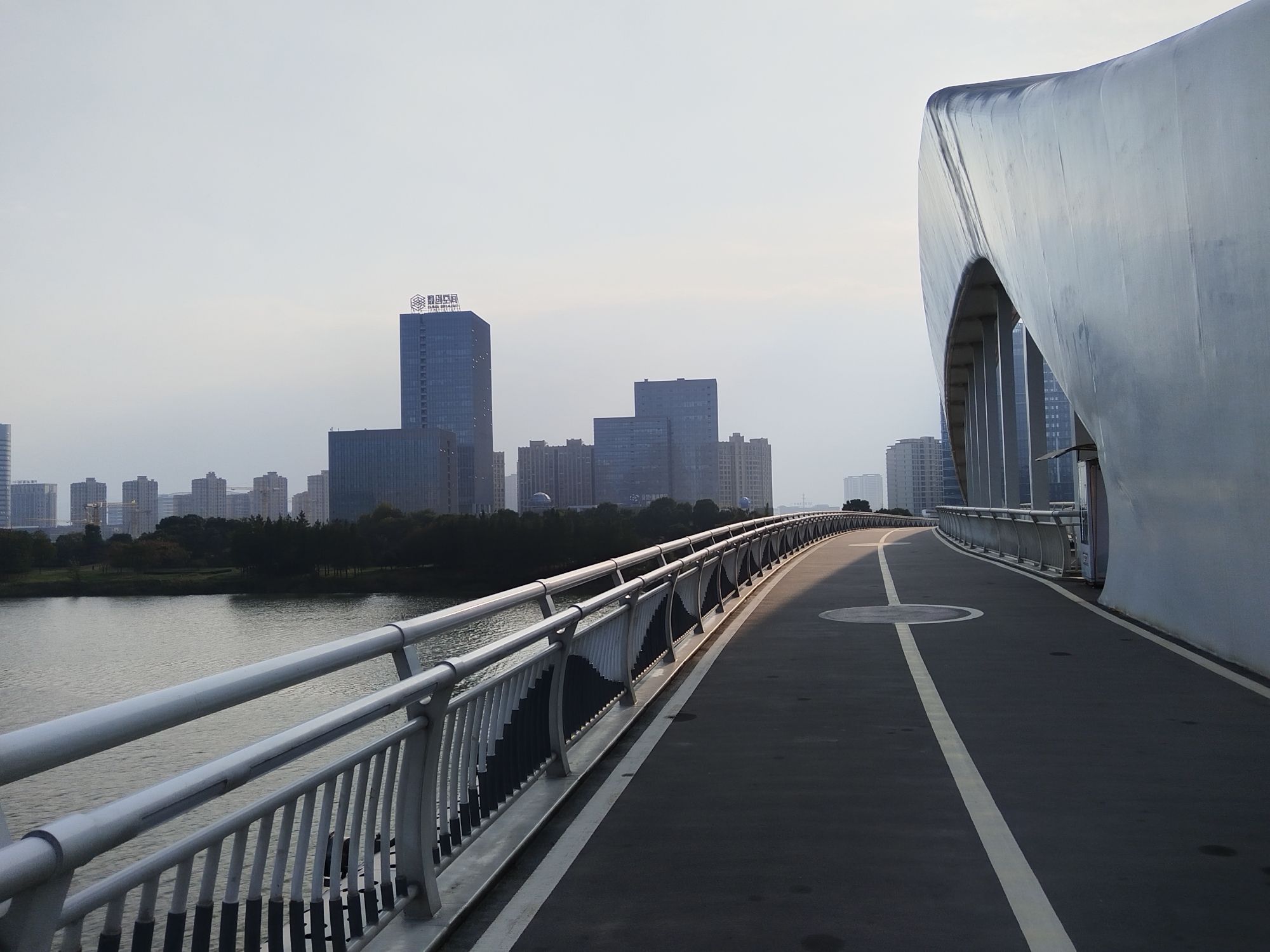 曹娥江人行景观桥旅行图片 3
