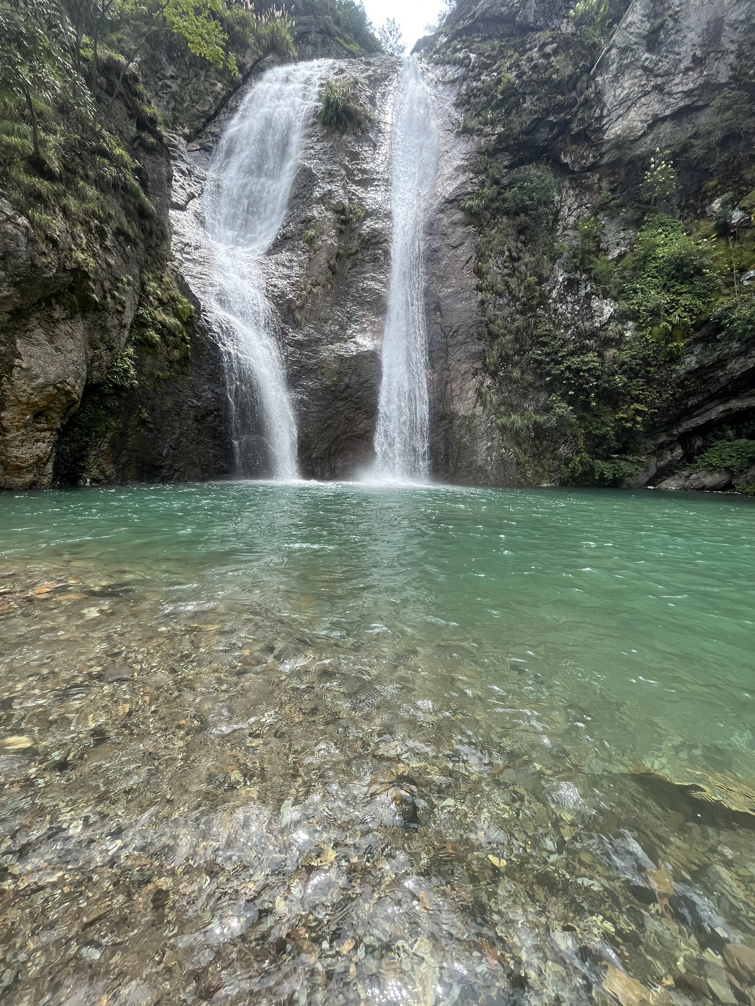 新邵县大新白水瀑布旅行图片 1