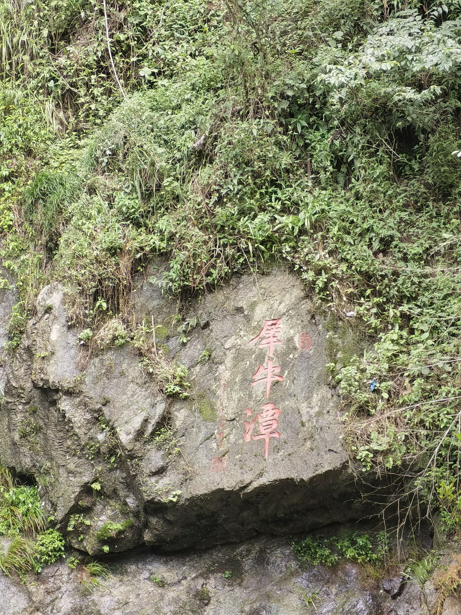 百丈山犀牛潭瀑布旅行图片 1