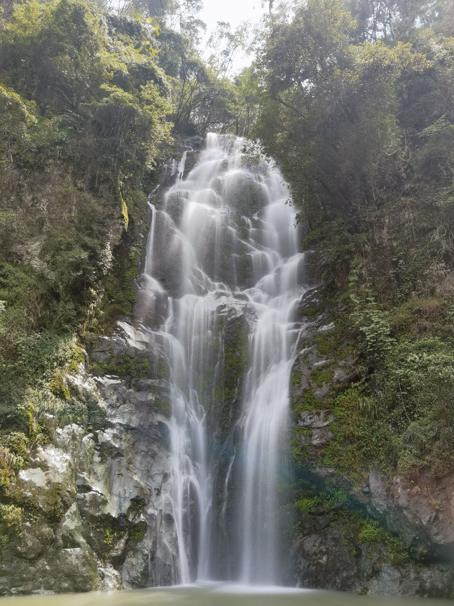 百丈山犀牛潭瀑布旅行图片 2