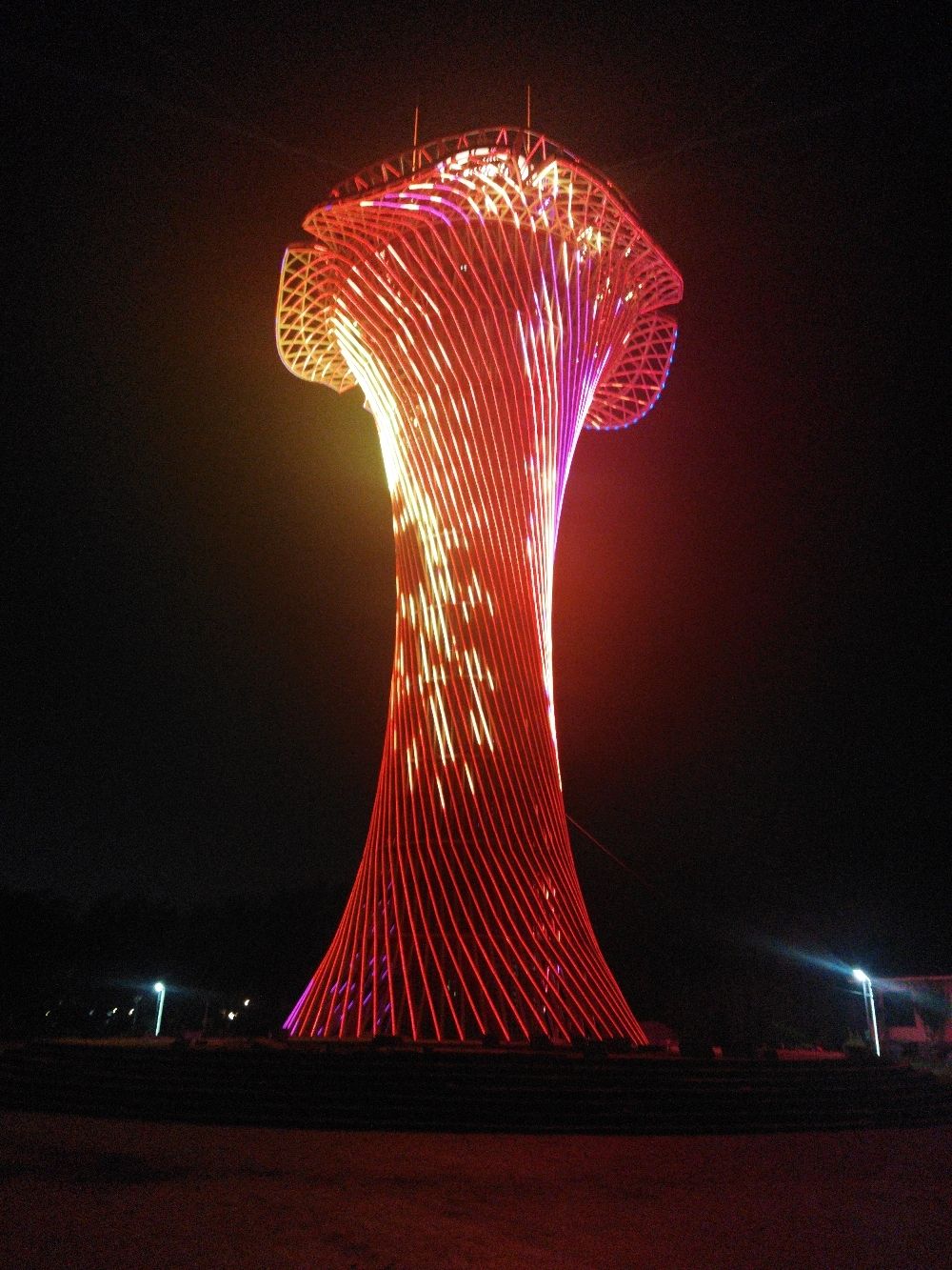 金牛湖公园气象雷达站景观塔旅行图片 1