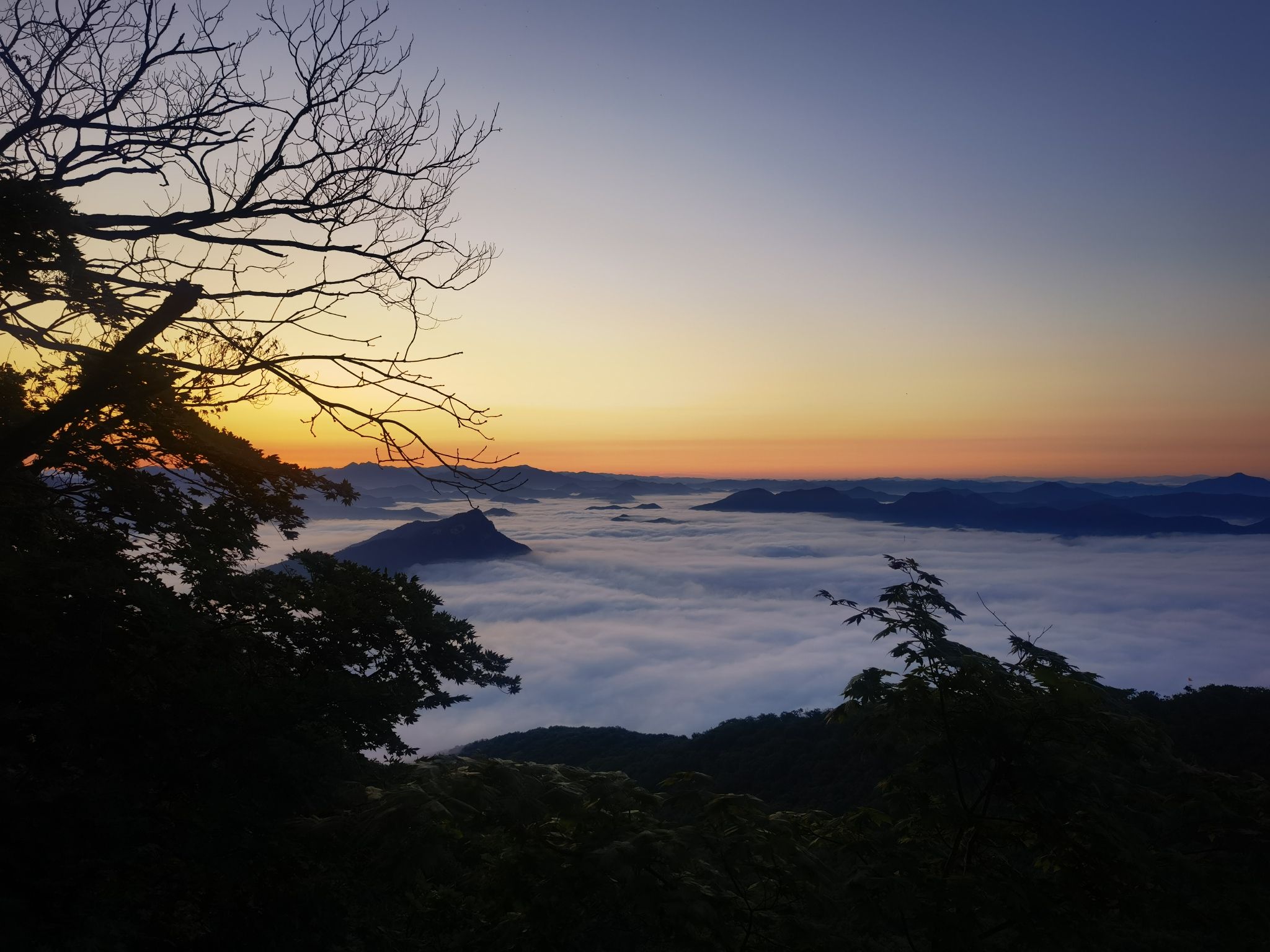 大牛沟云海天梯登山口旅行图片 2