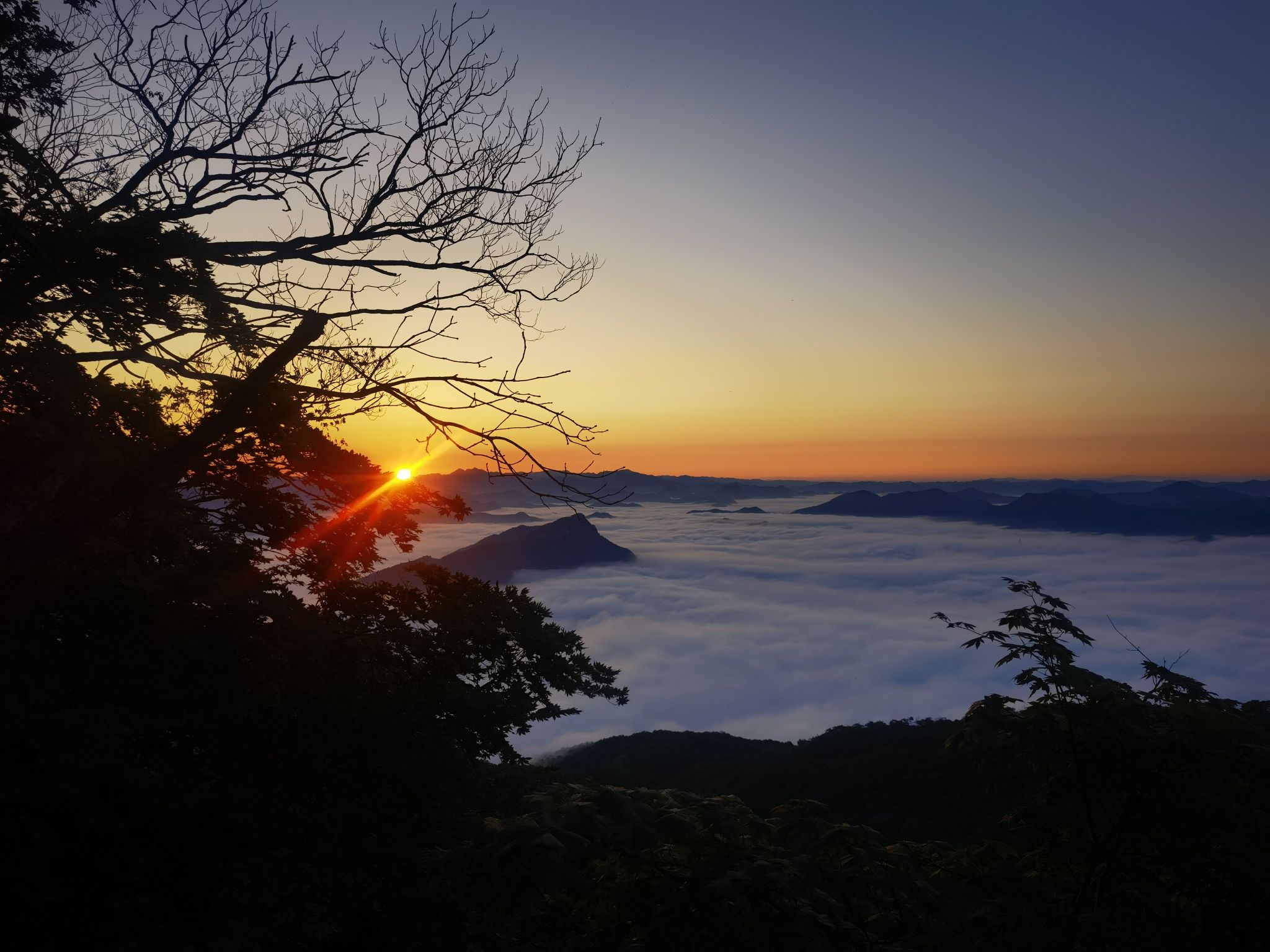 大牛沟云海天梯登山口旅行图片 3