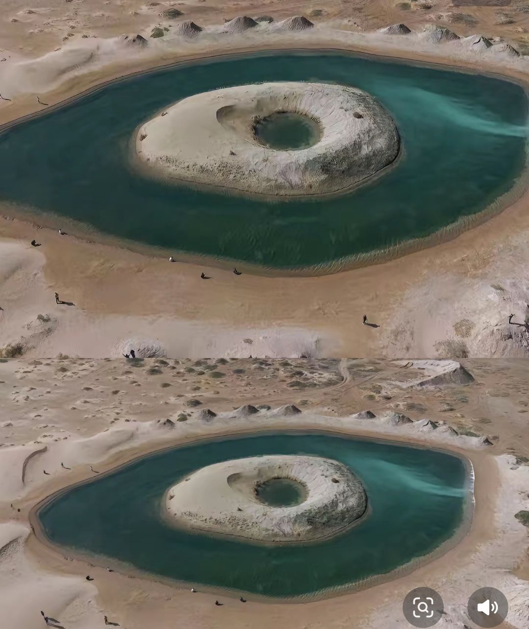阿拉善大漠天池风景区旅行图片 3
